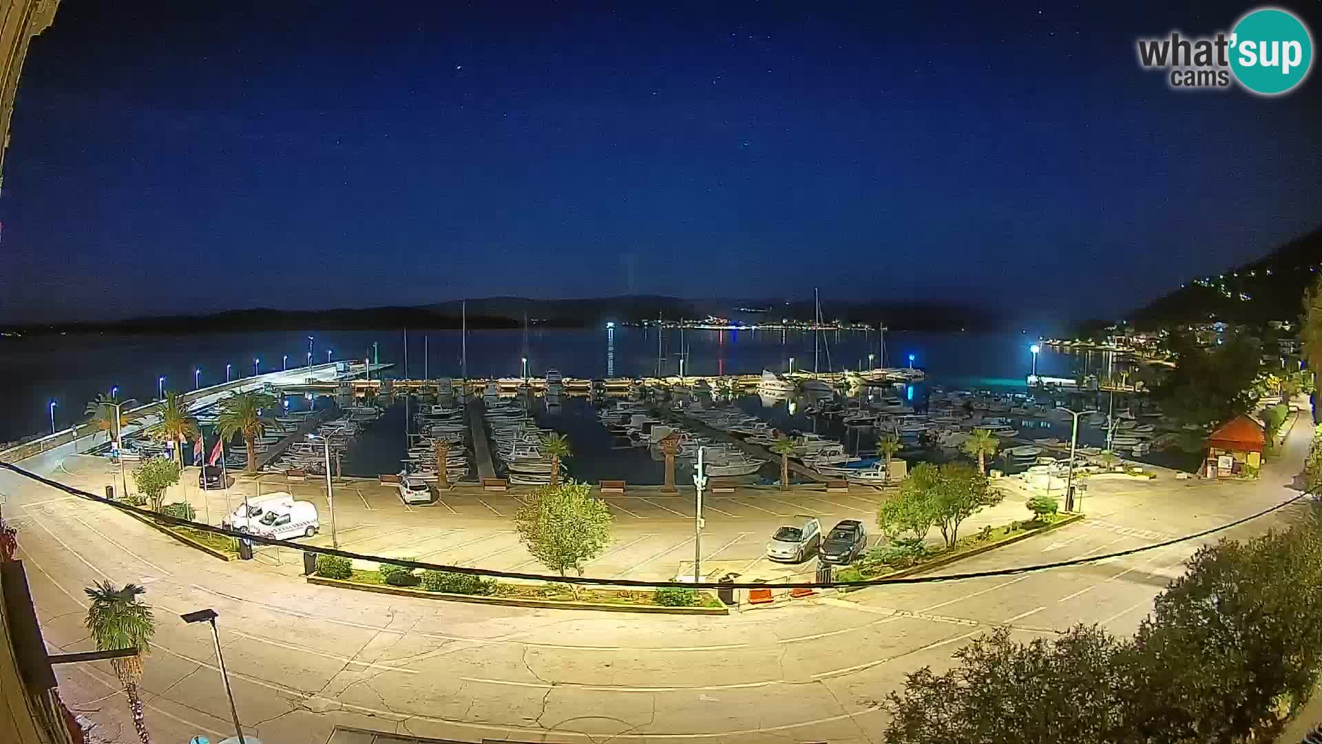 Spletna kamera Orebić Riva – Trajekt za Korčulo v živo