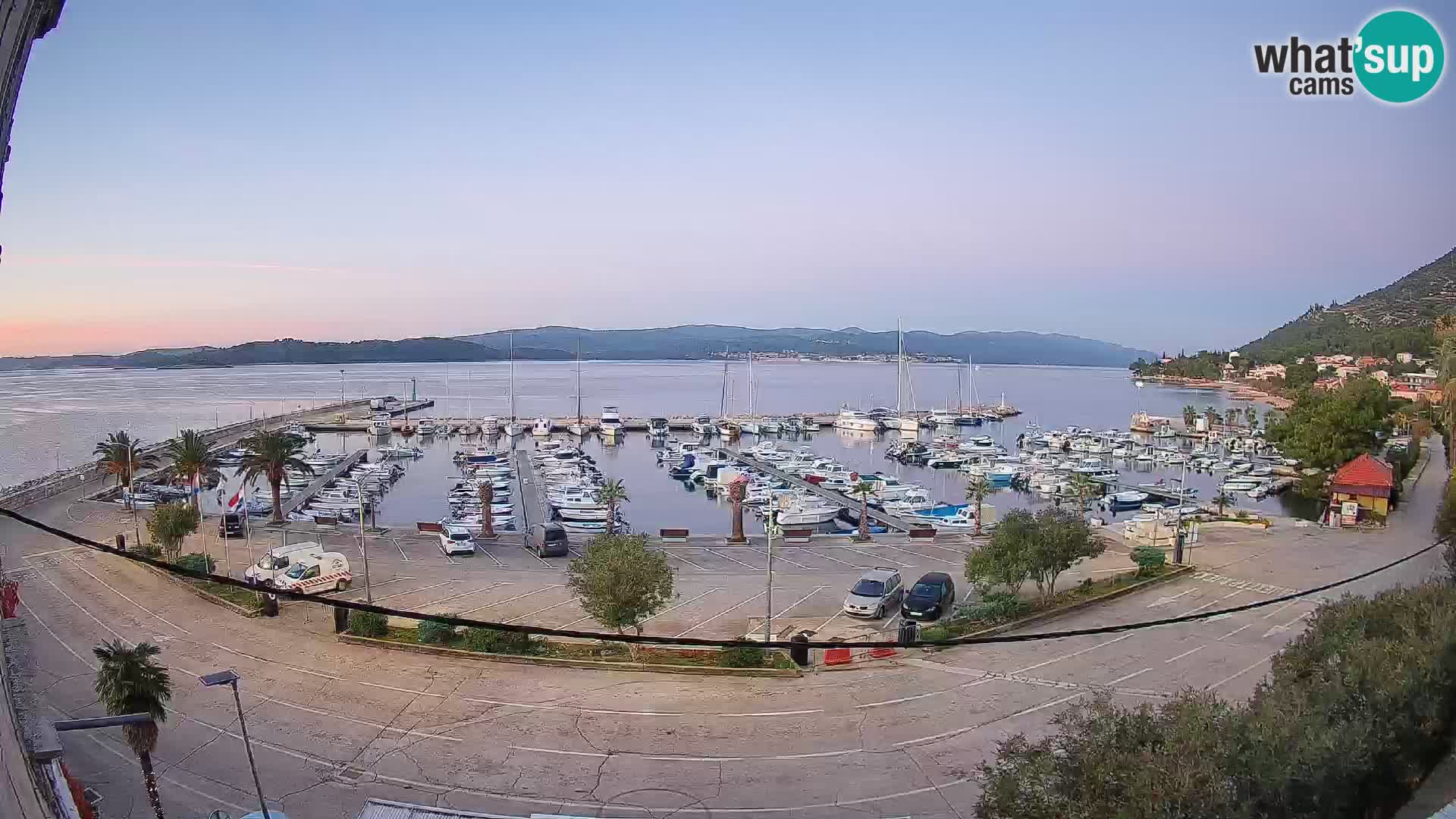 Webcam Orebić Riva – Ferry vers Korčula en direct