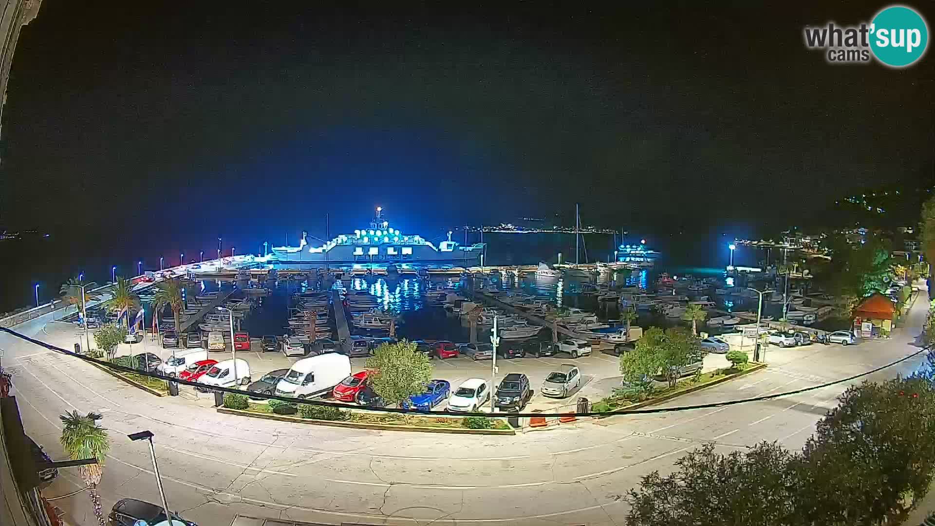 Webcam Orebić Riva – Ferry to Korčula Live