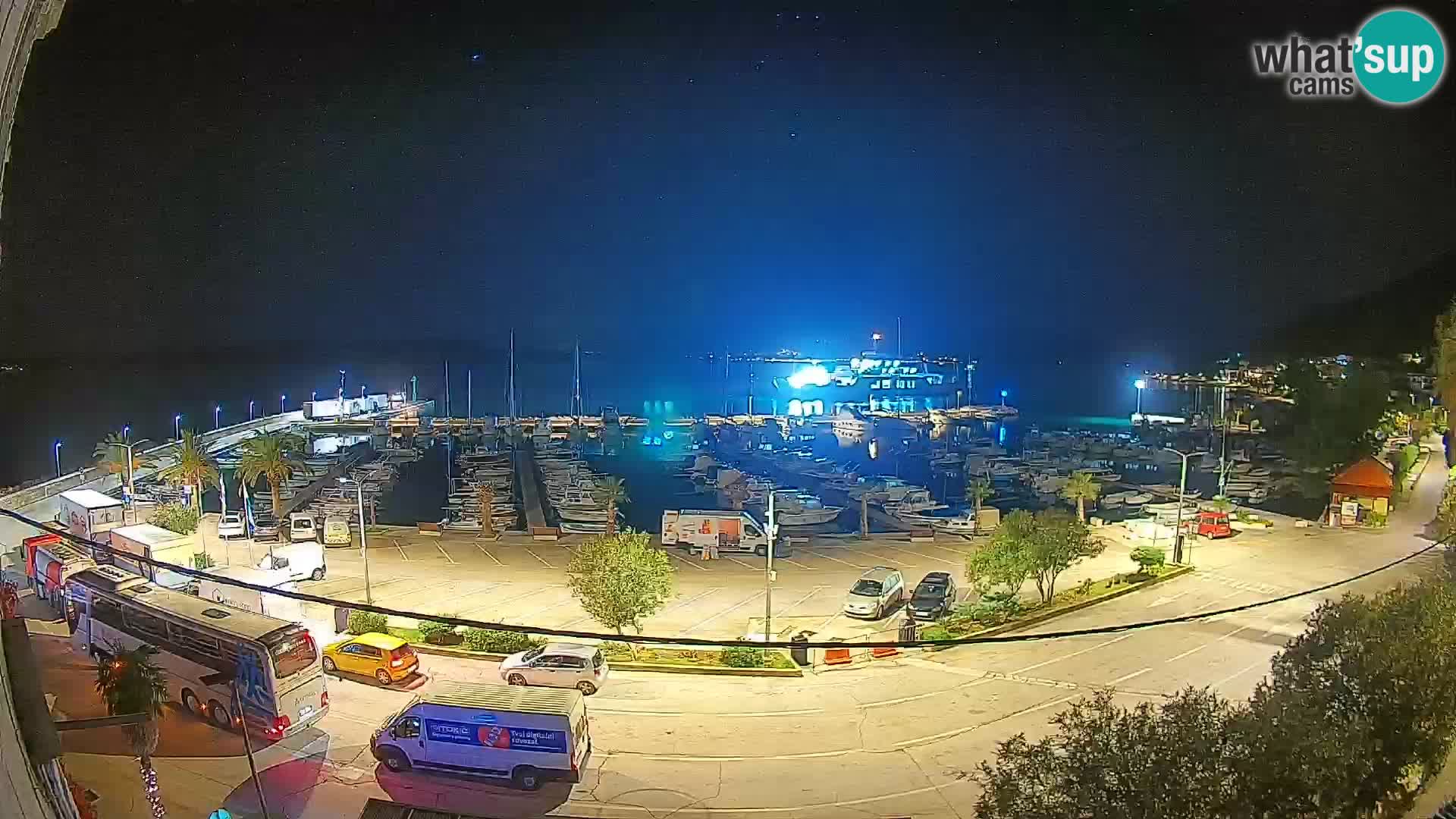 Webcam Orebić Riva – Ferry a Korčula en vivo