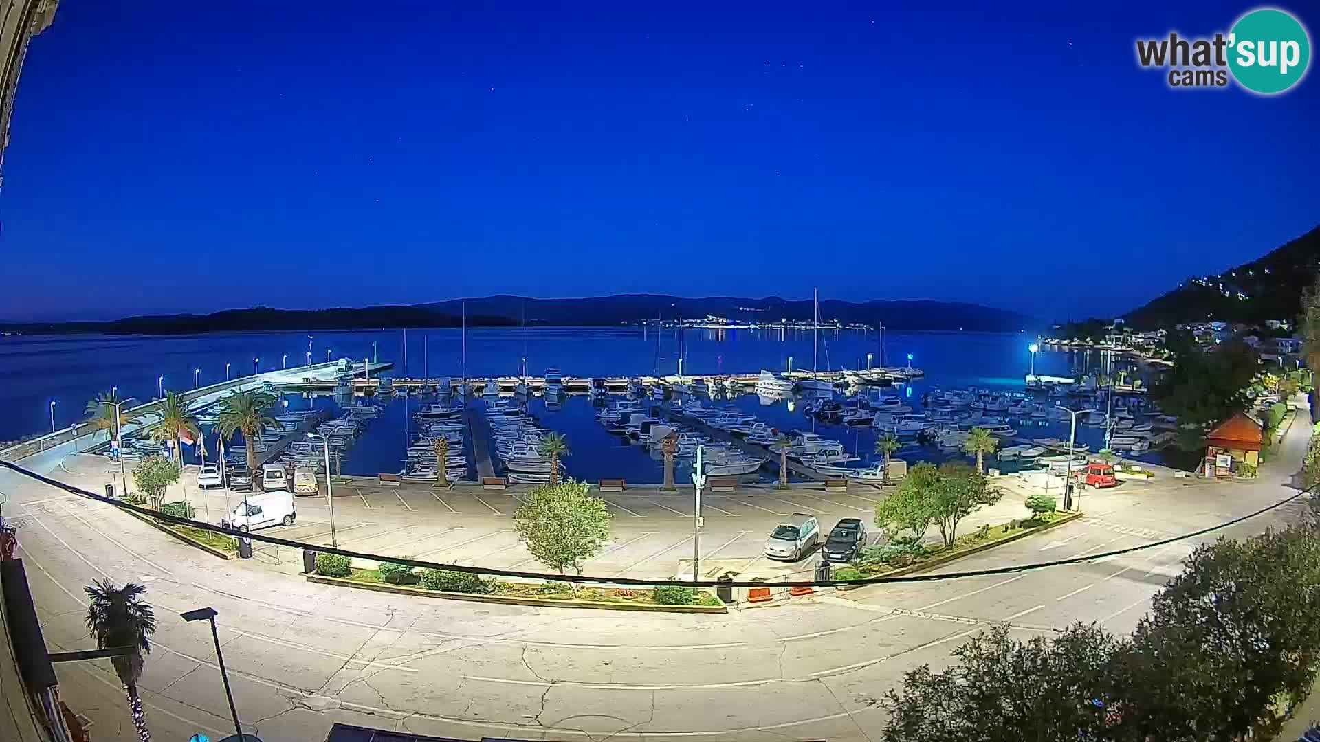 Webcam Orebić Riva – Ferry to Korčula Live