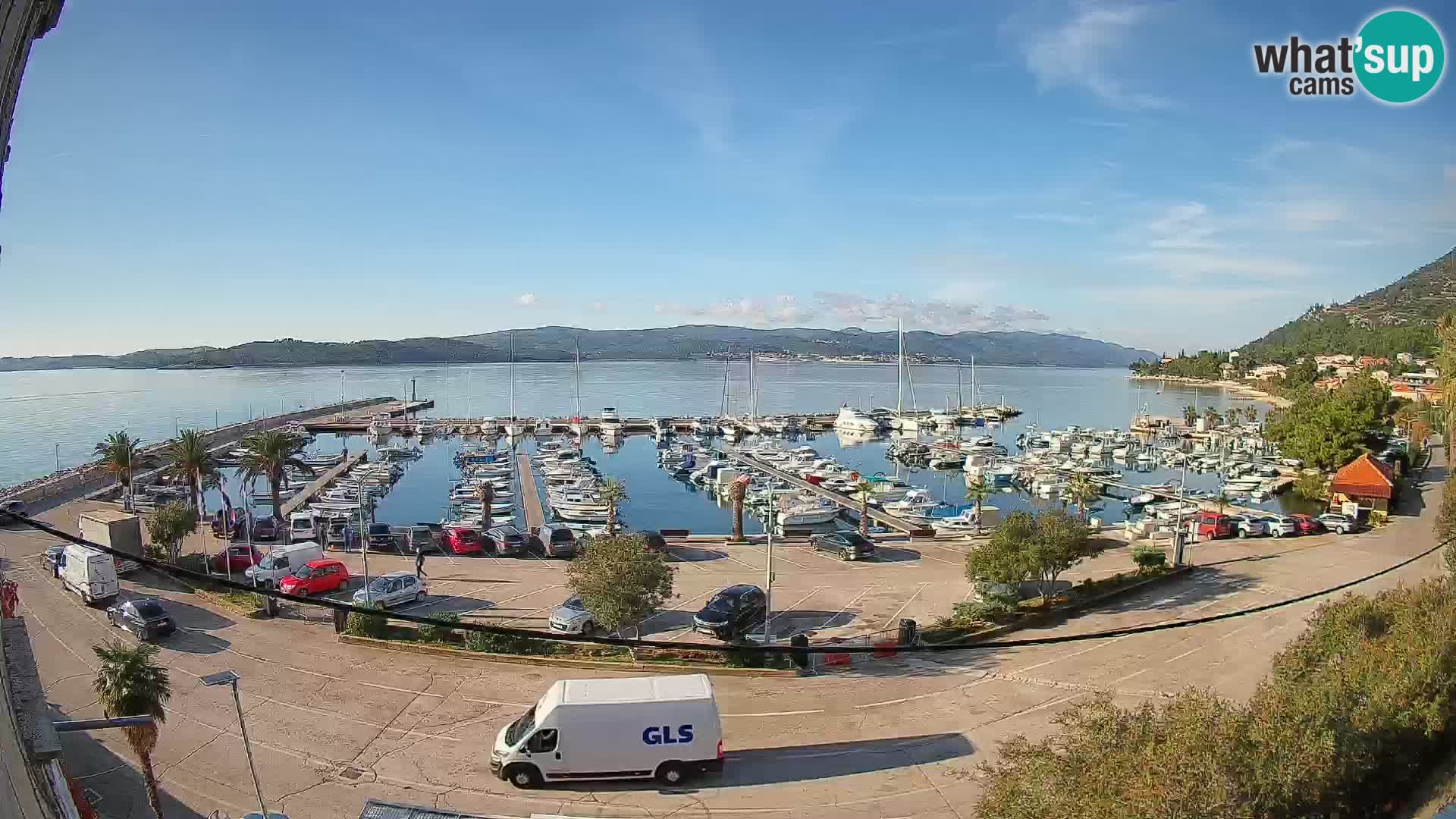 Webcam Orebić Riva – Ferry vers Korčula en direct