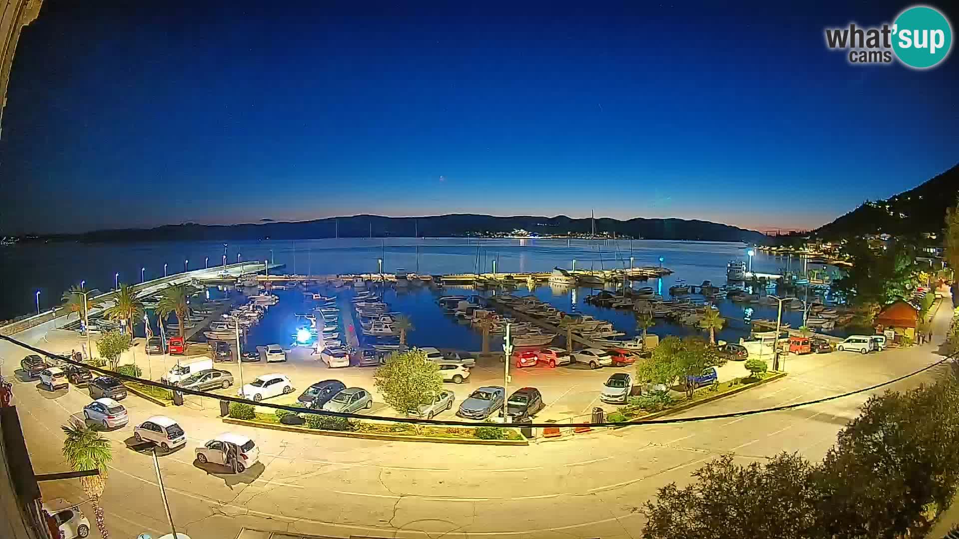 Webcam Orebić Uferpromenade – Fähre nach Korčula Live