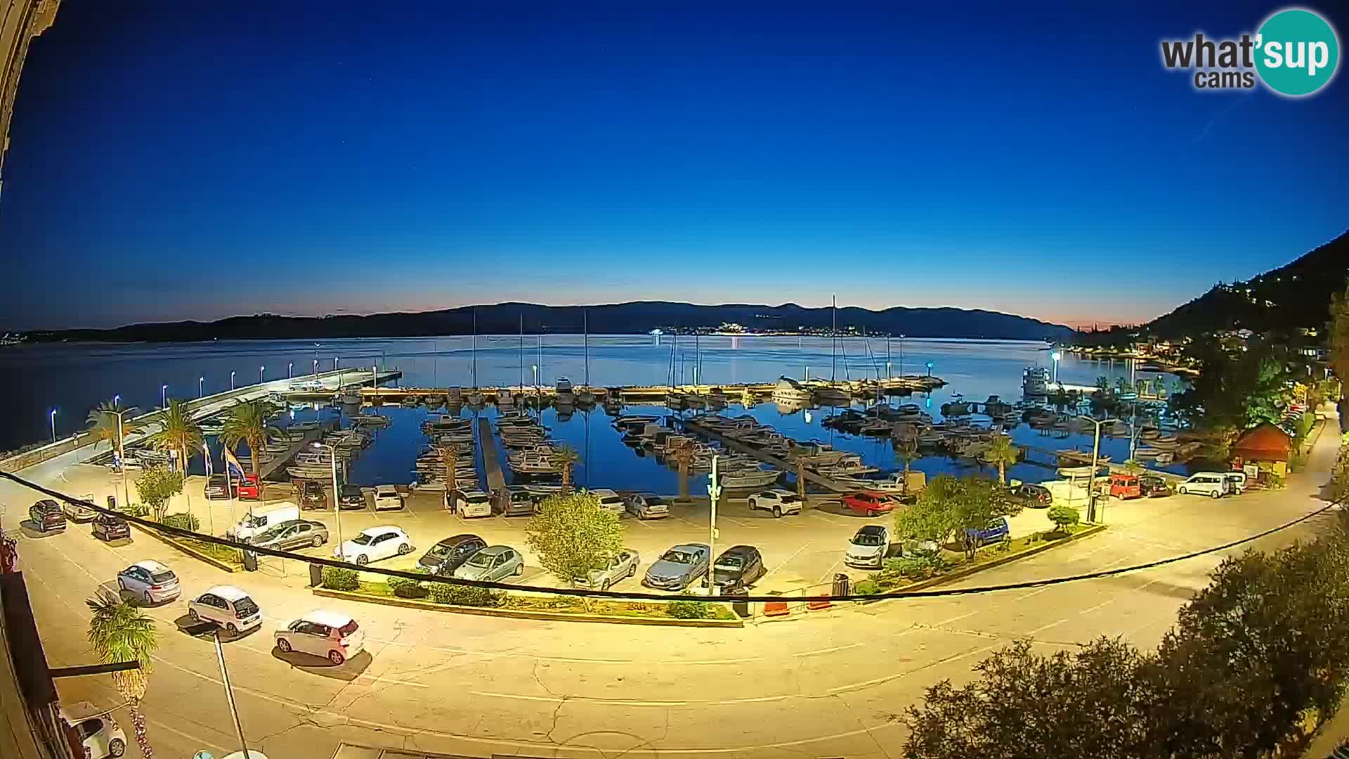 Webcam Orebić Riva – Ferry vers Korčula en direct