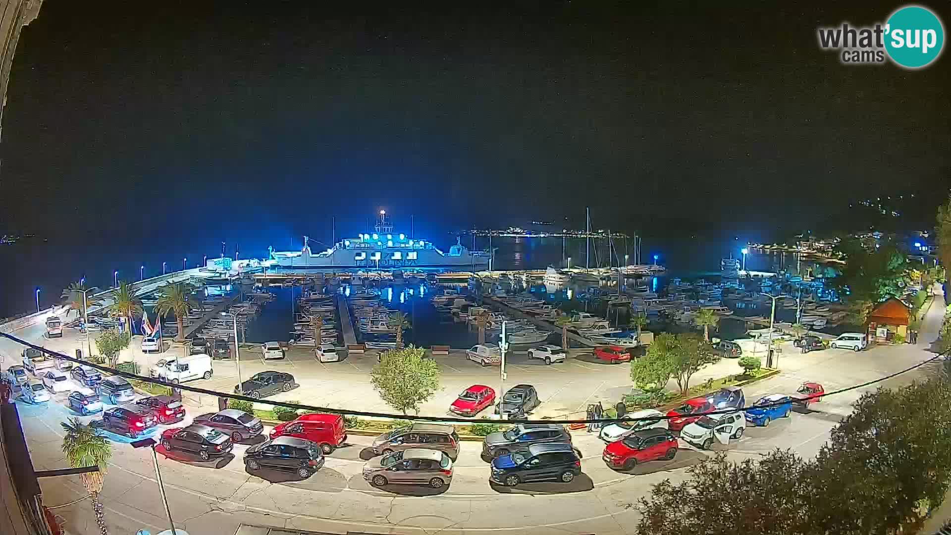 Webcam Orebić Uferpromenade – Fähre nach Korčula Live