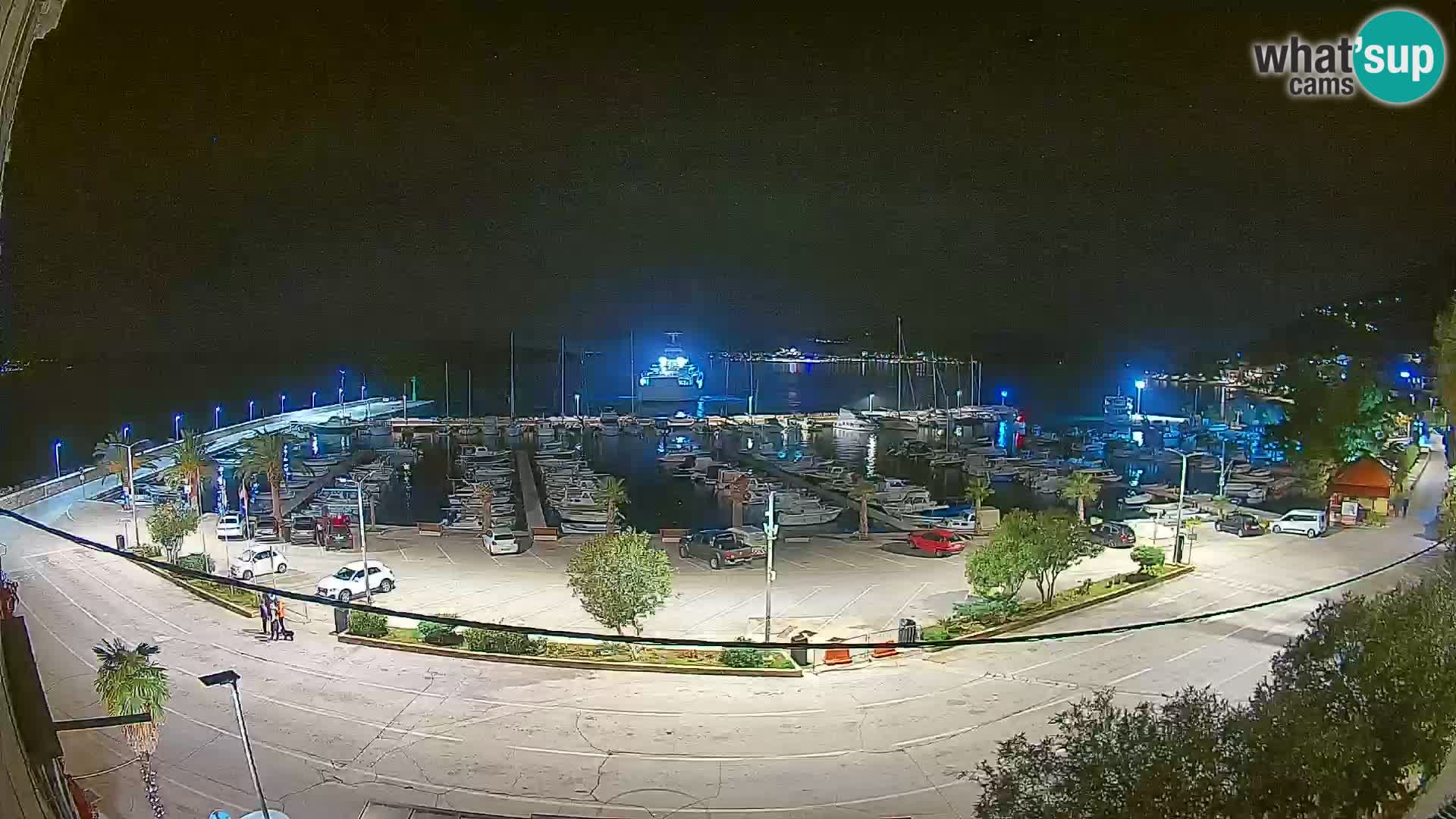 Webcam Orebić Riva – Ferry to Korčula Live