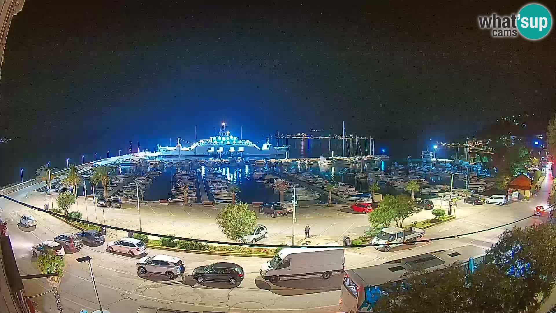 Webcam Orebić Riva – Ferry to Korčula Live