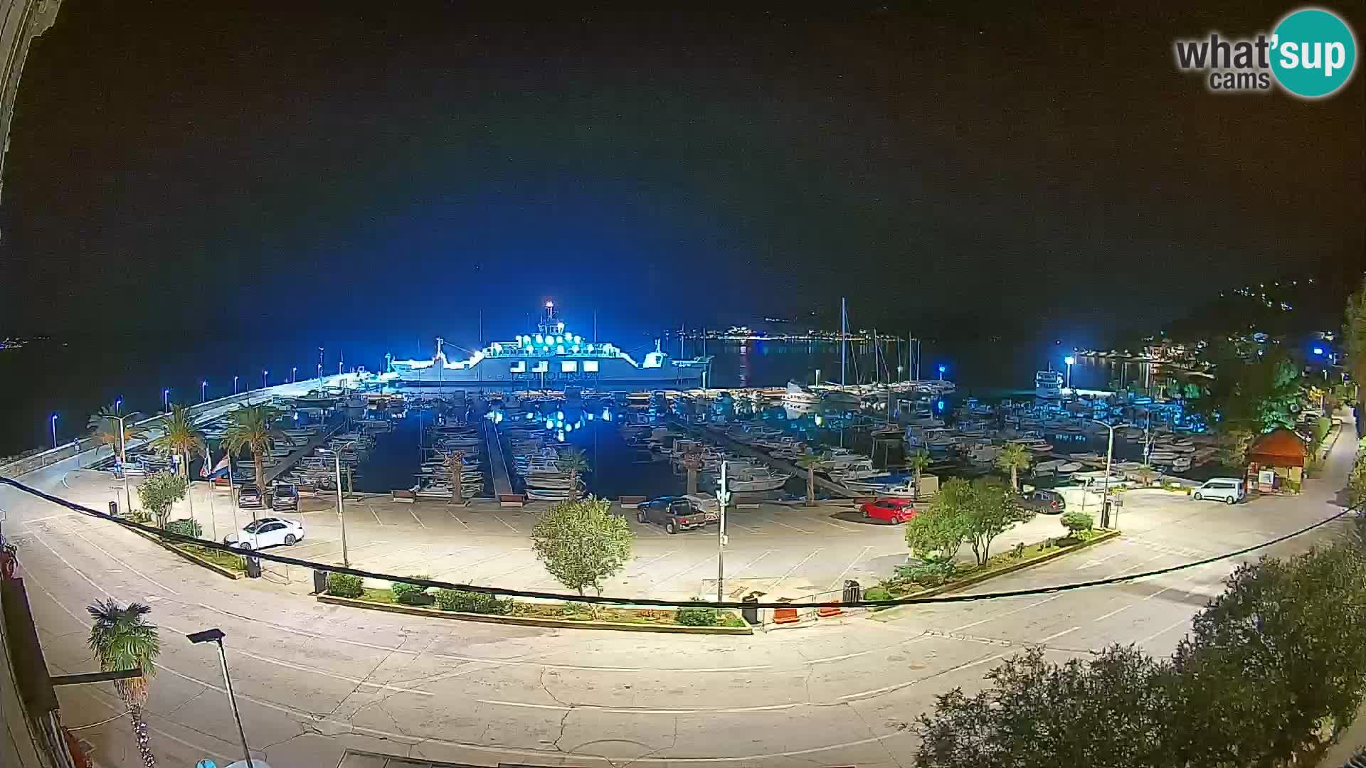 Webcam Orebić Riva – Ferry vers Korčula en direct