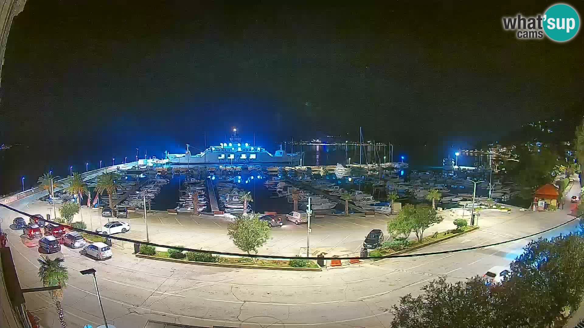 Webcam Orebić Uferpromenade – Fähre nach Korčula Live