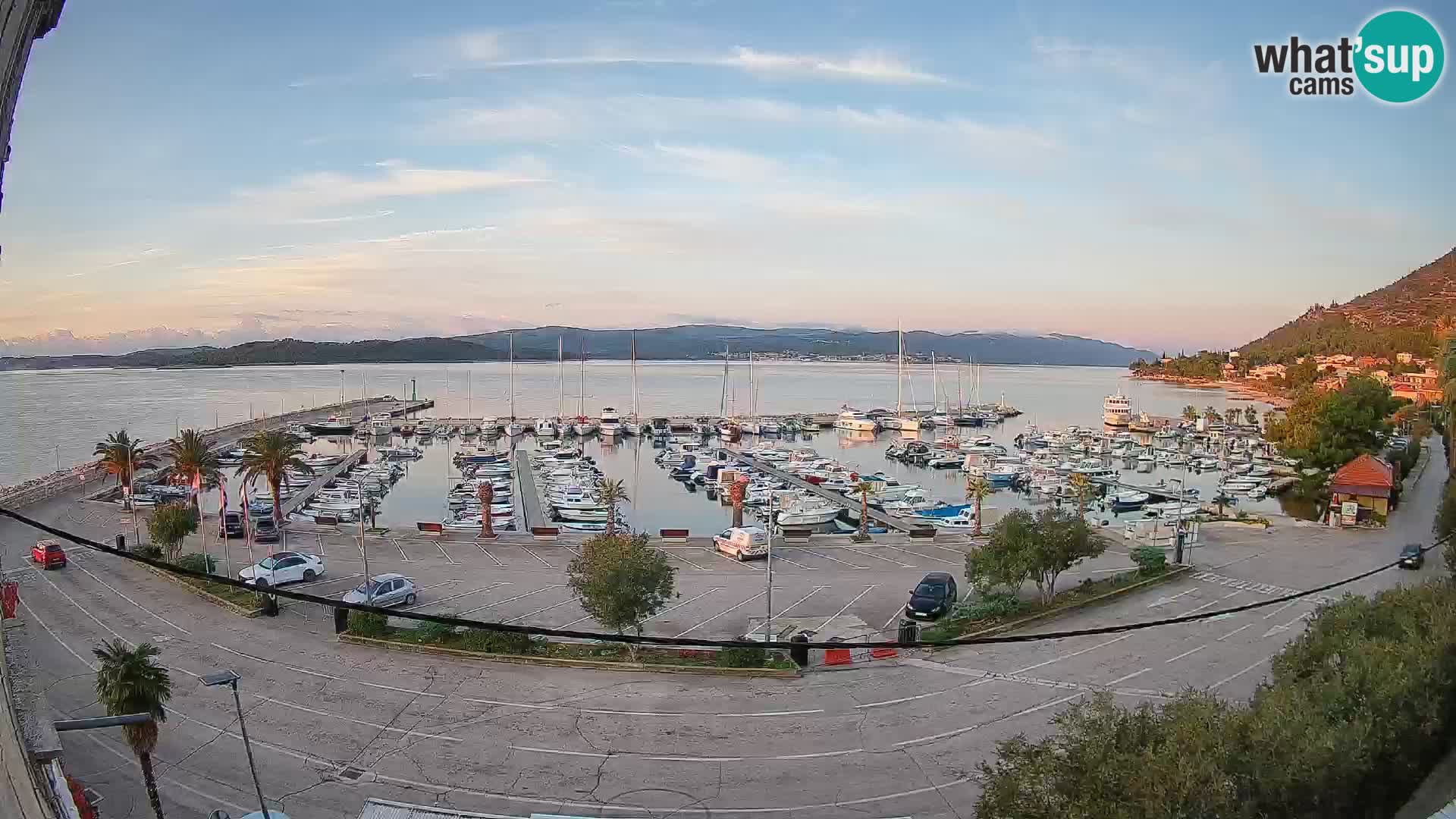 Webcam Orebić Riva – Ferry to Korčula Live