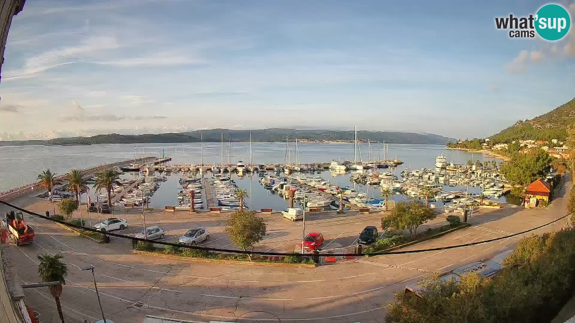 Webcam Orebić Uferpromenade – Fähre nach Korčula Live