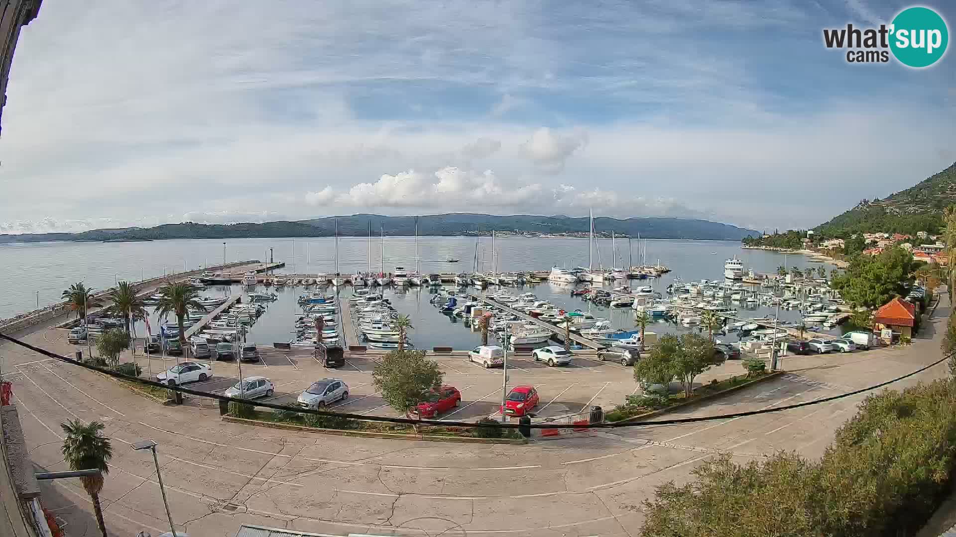 Webcam Orebić Riva – Ferry vers Korčula en direct