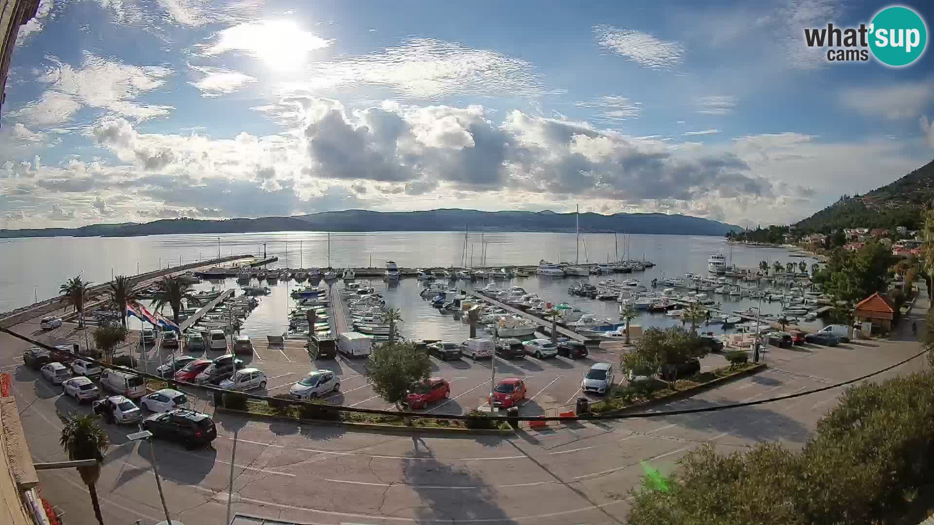 Webcam Orebić Riva – Ferry vers Korčula en direct