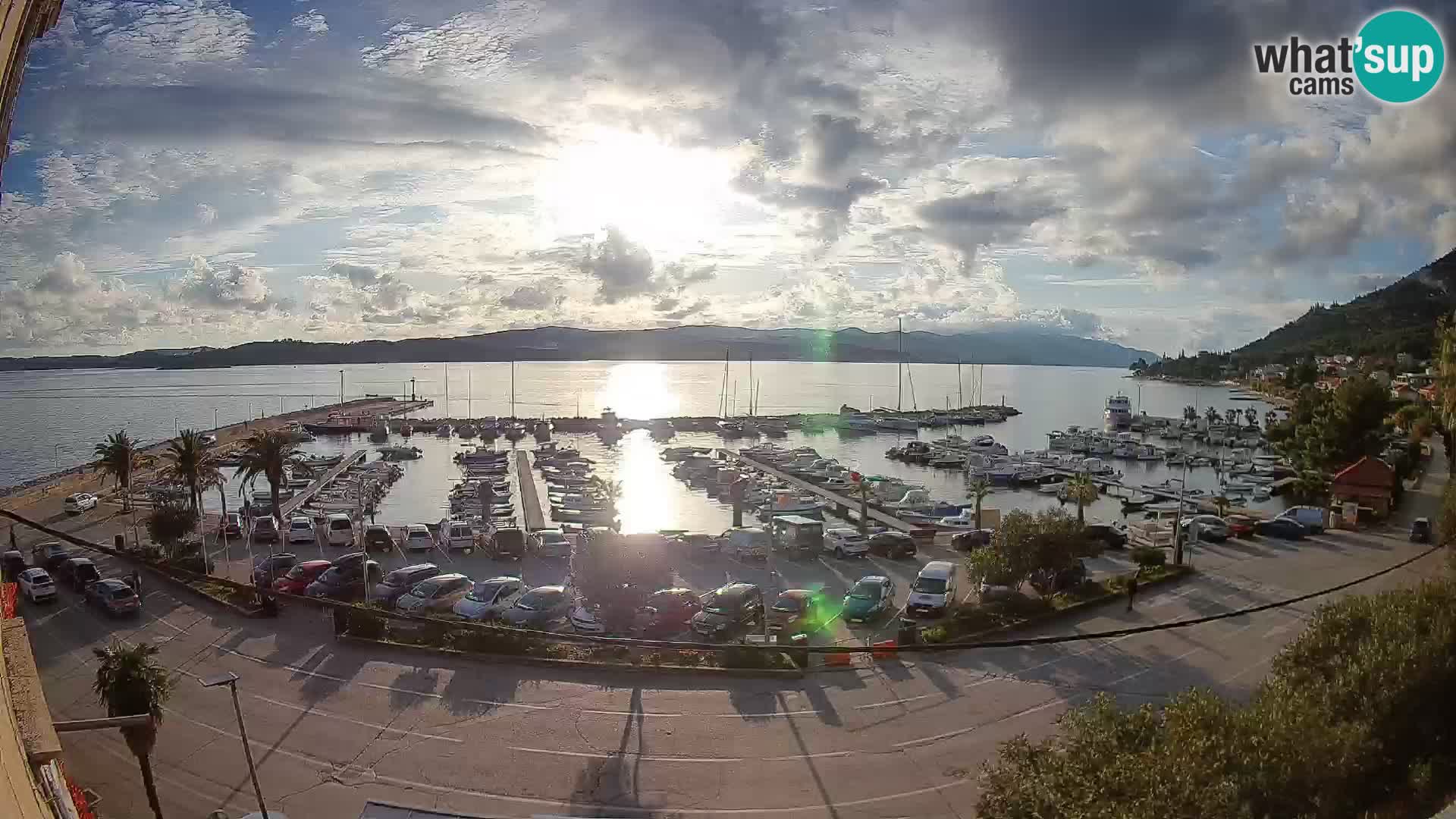 Webcam Orebić Riva – Ferry vers Korčula en direct