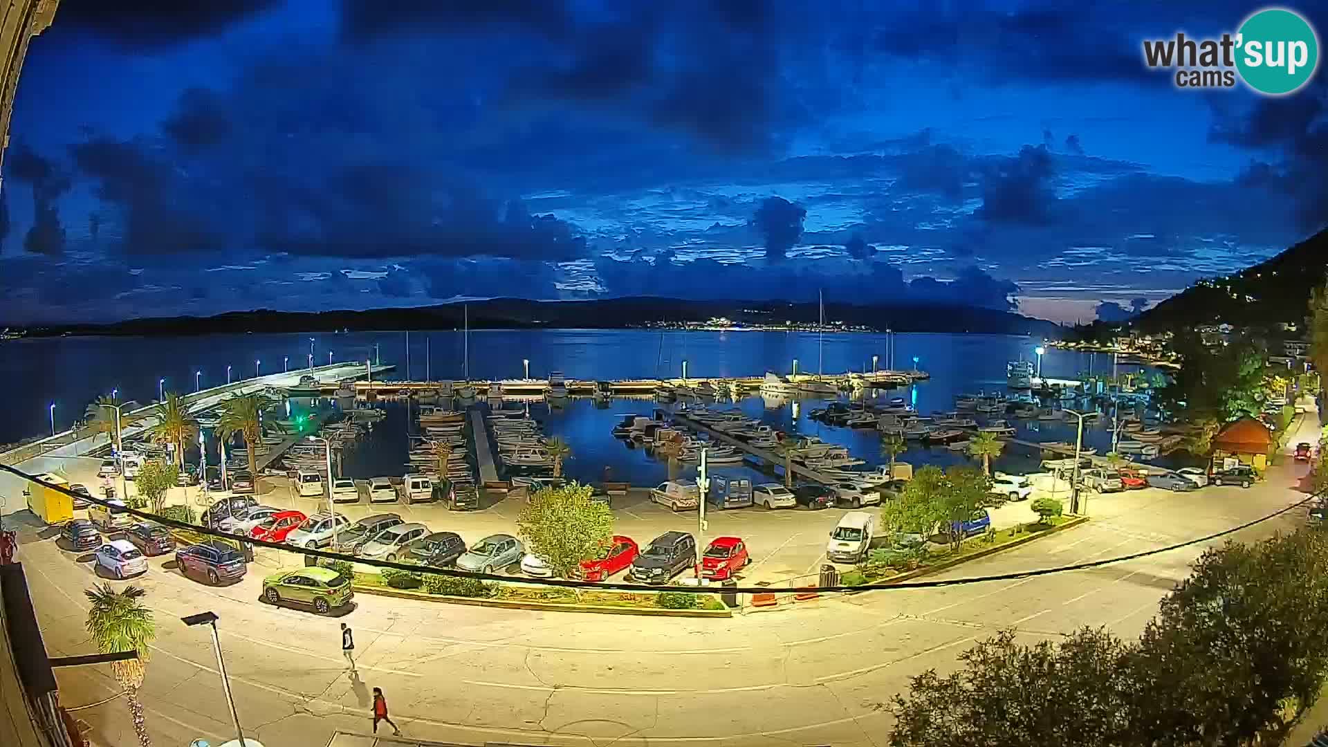 Webcam Orebić Riva – Ferry to Korčula Live
