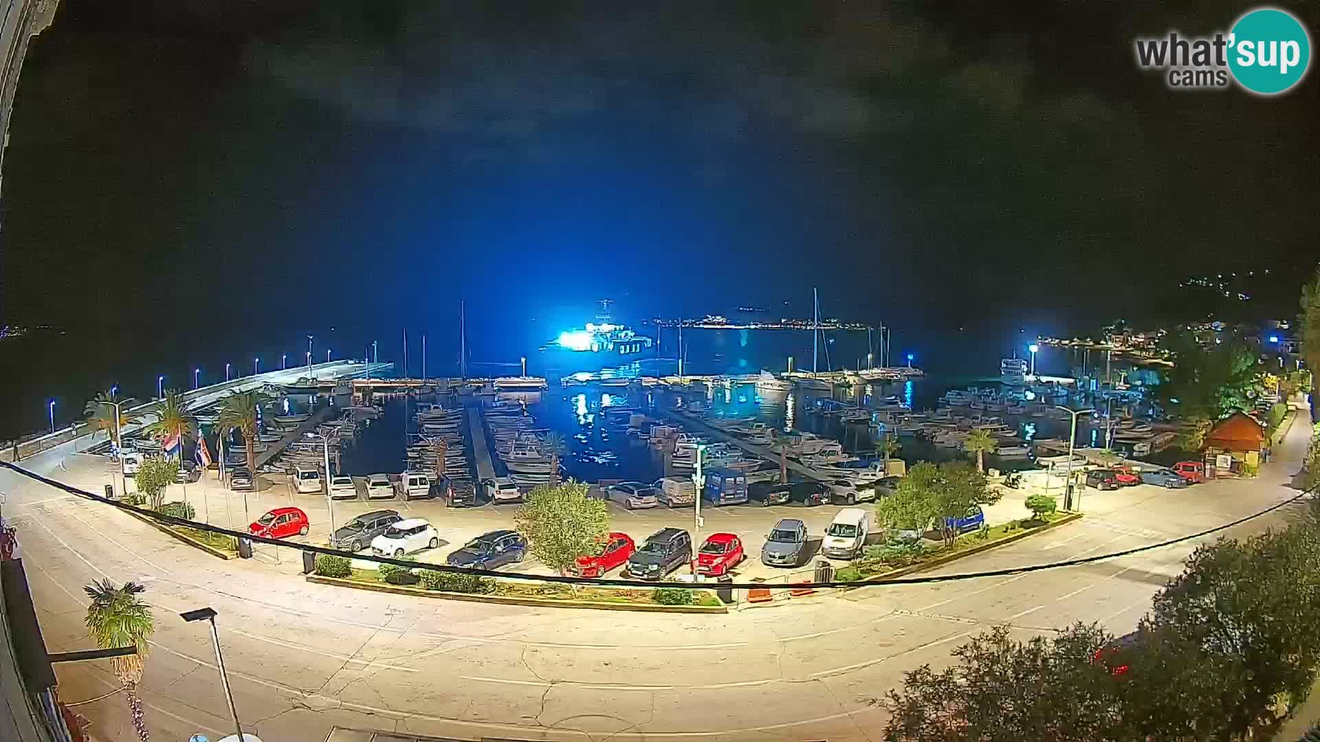 Spletna kamera Orebić Riva – Trajekt za Korčulo v živo