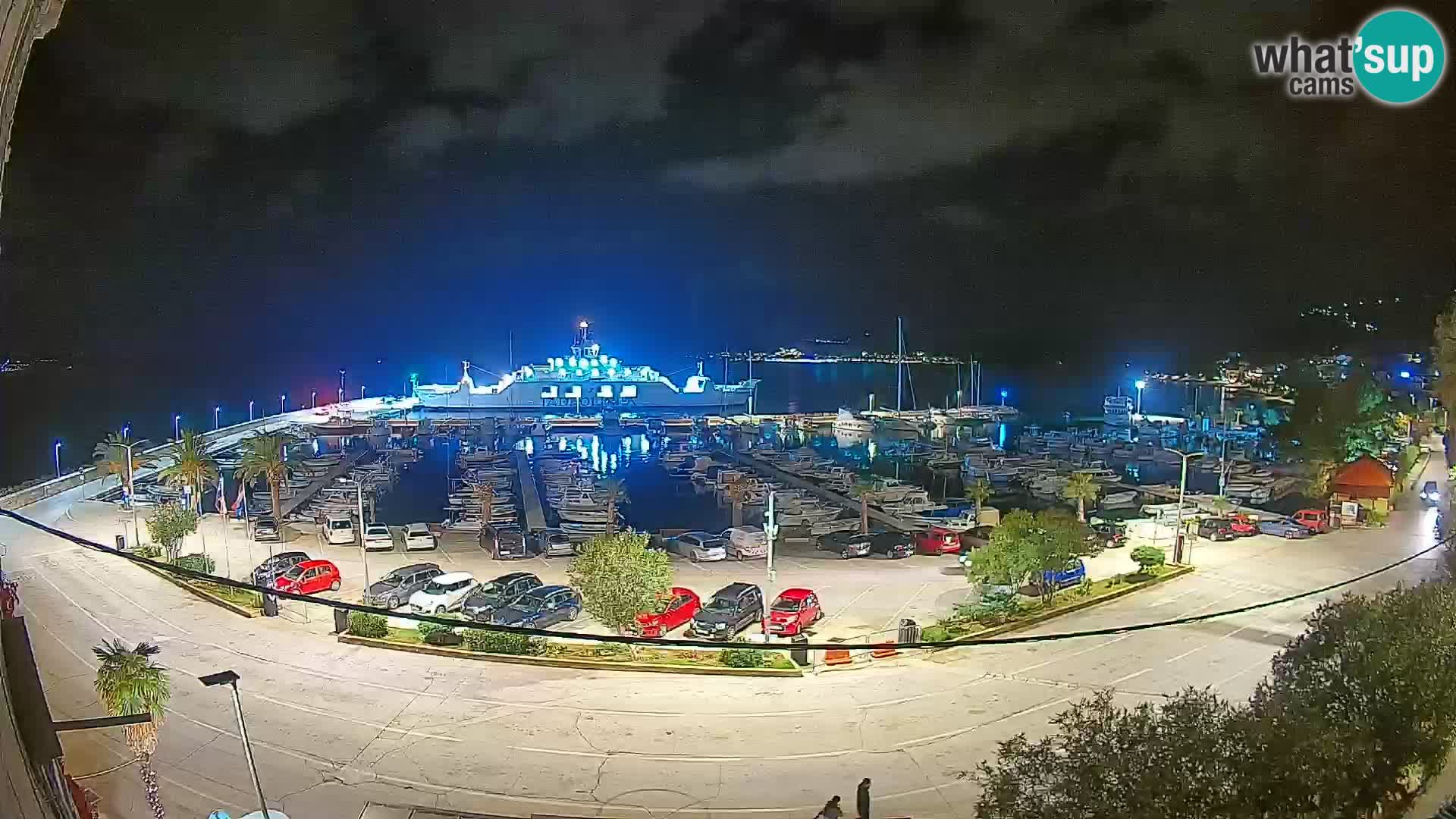 Webcam Orebić Riva – Ferry to Korčula Live