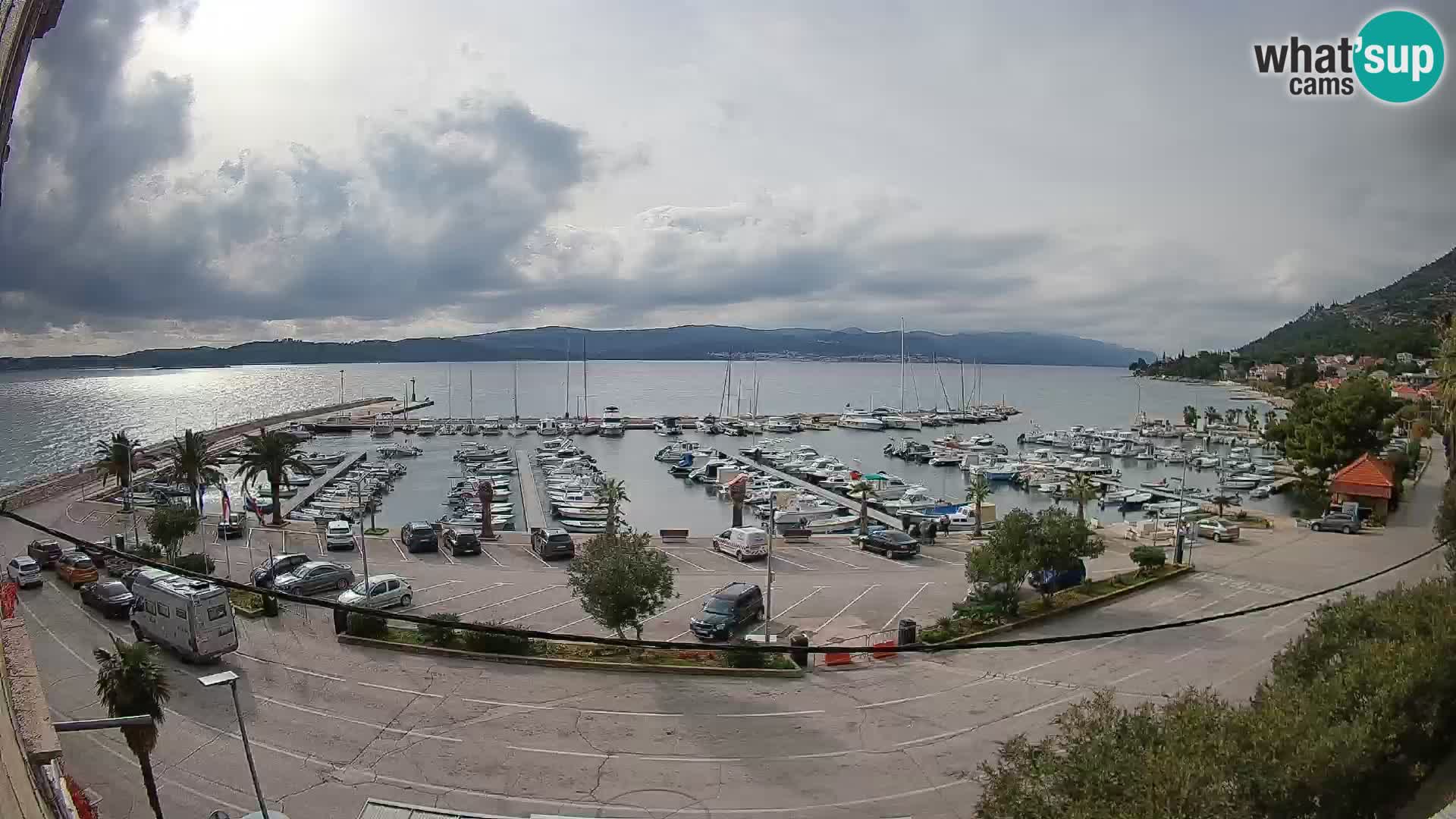 Webcam Orebić Uferpromenade – Fähre nach Korčula Live
