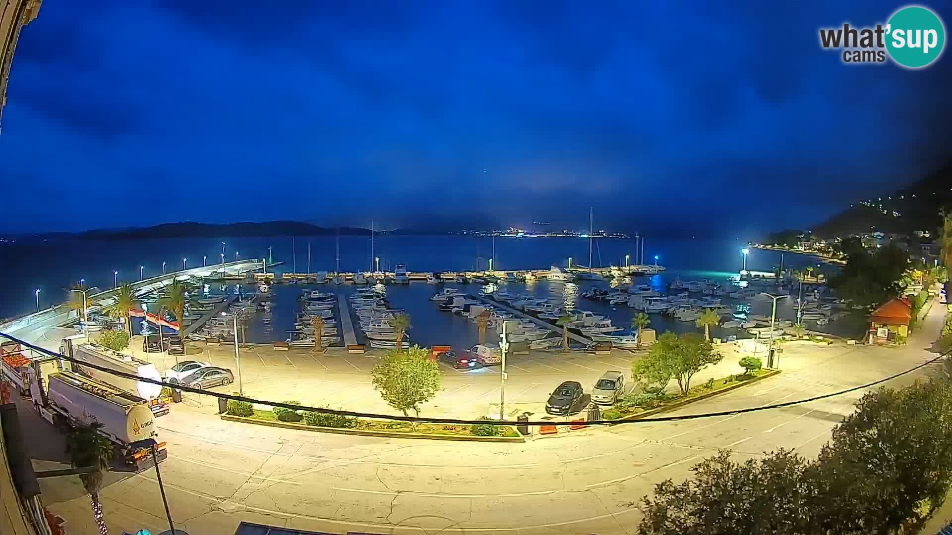Webcam Orebić Riva – Ferry vers Korčula en direct