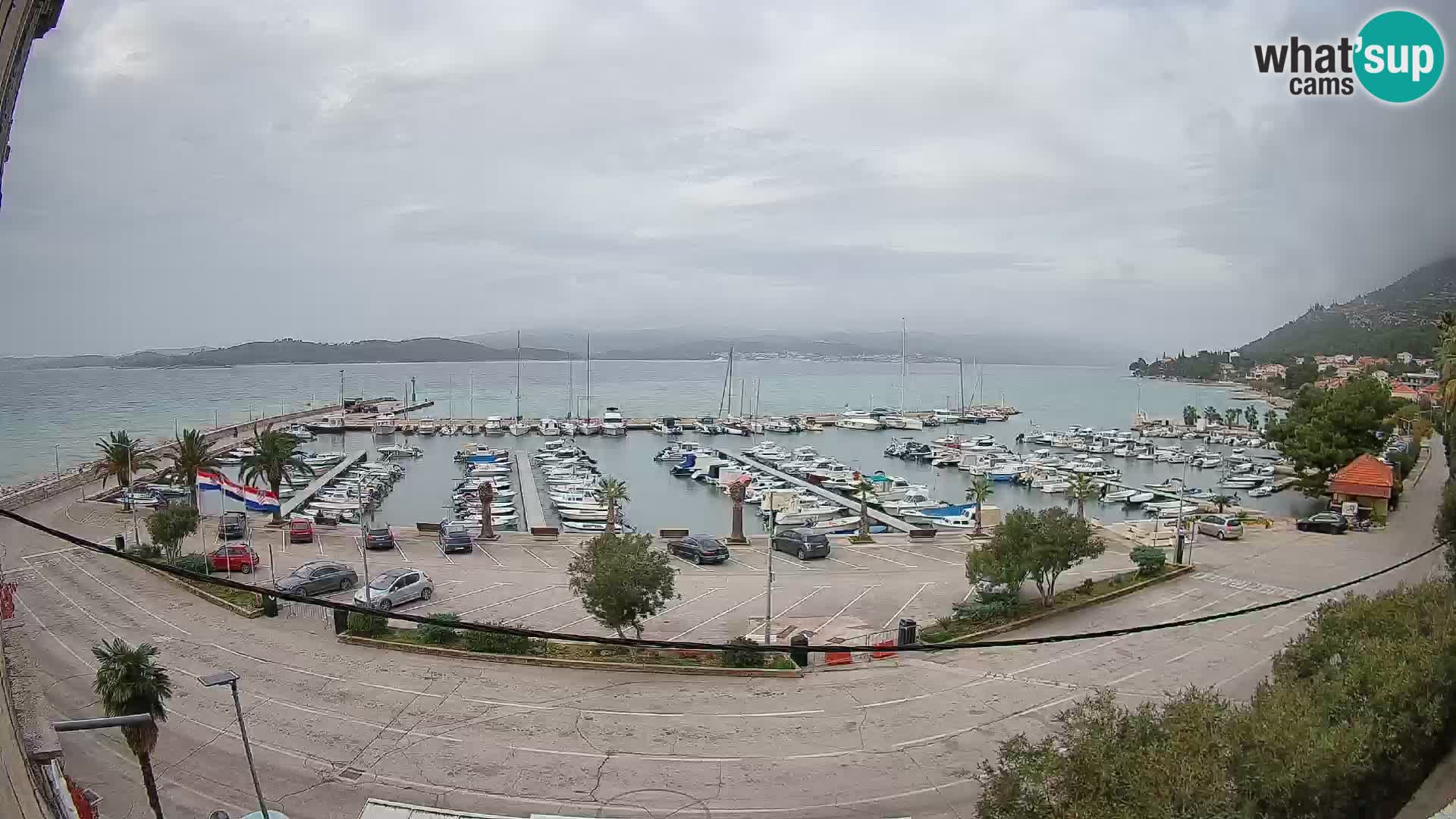 Webcam Orebić Riva – Ferry to Korčula Live