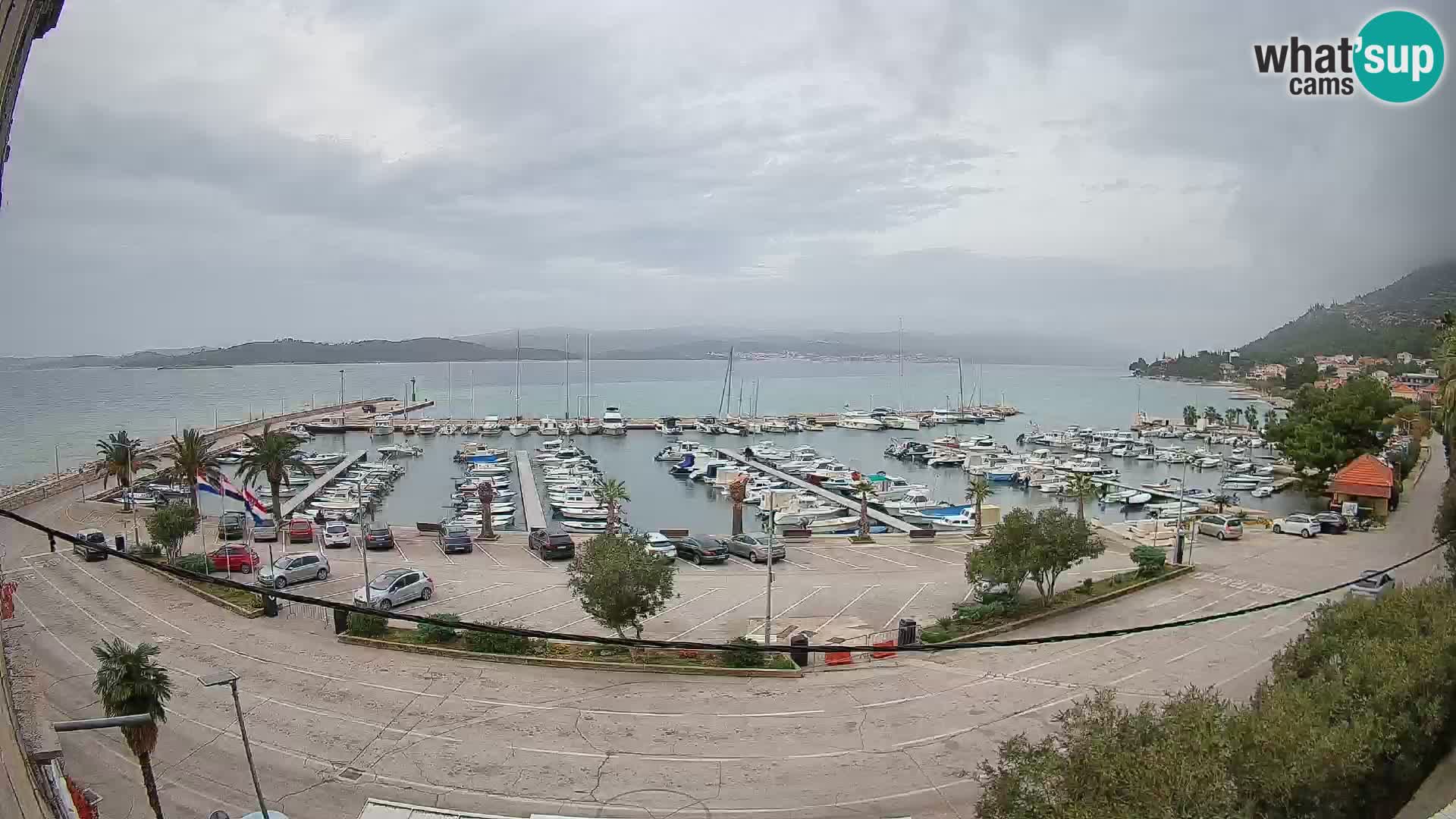 Webcam Orebić Riva – Ferry vers Korčula en direct