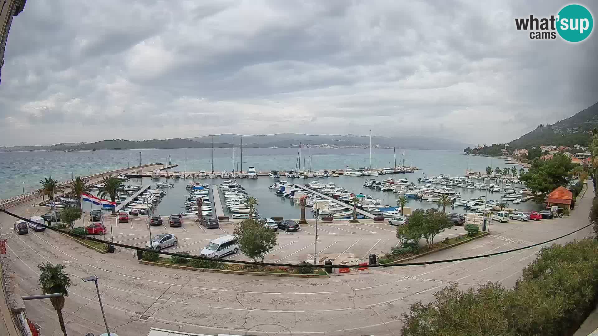 Webcam Orebić Riva – Ferry a Korčula en vivo