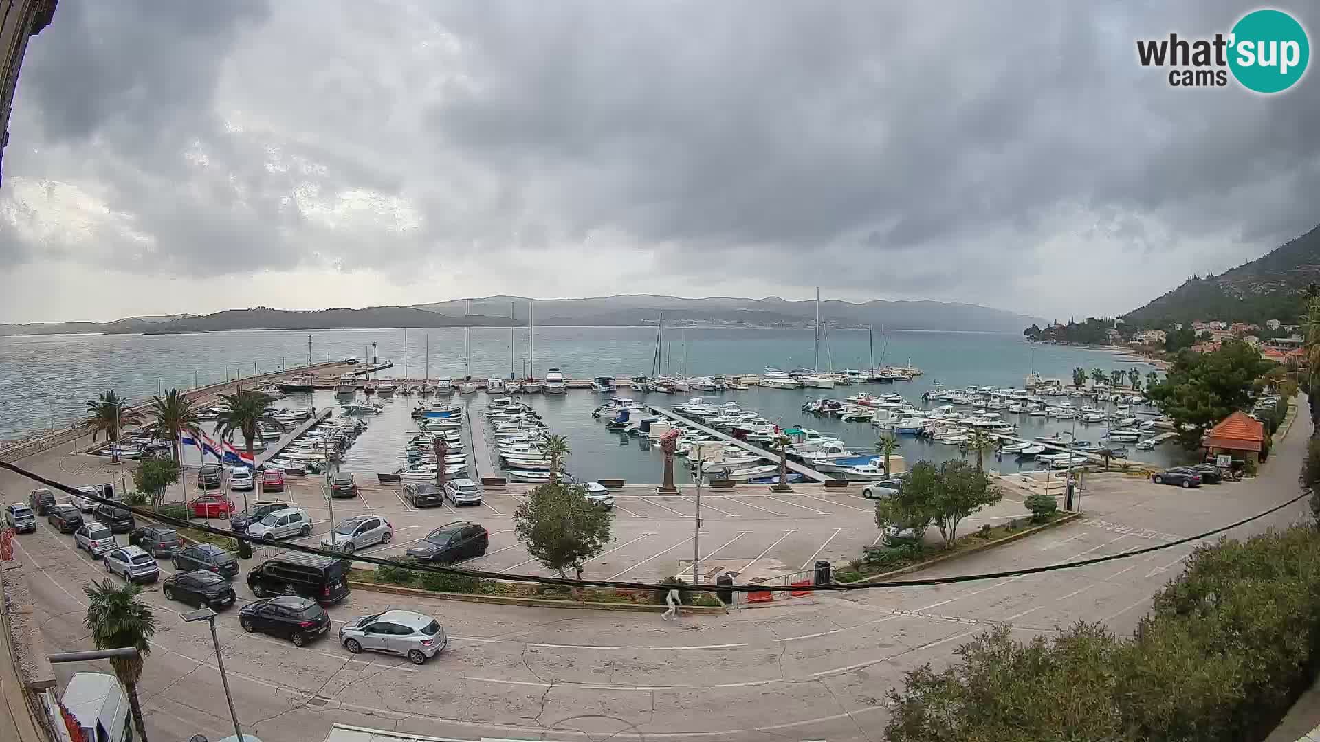 Webcam Orebić Riva – Ferry to Korčula Live