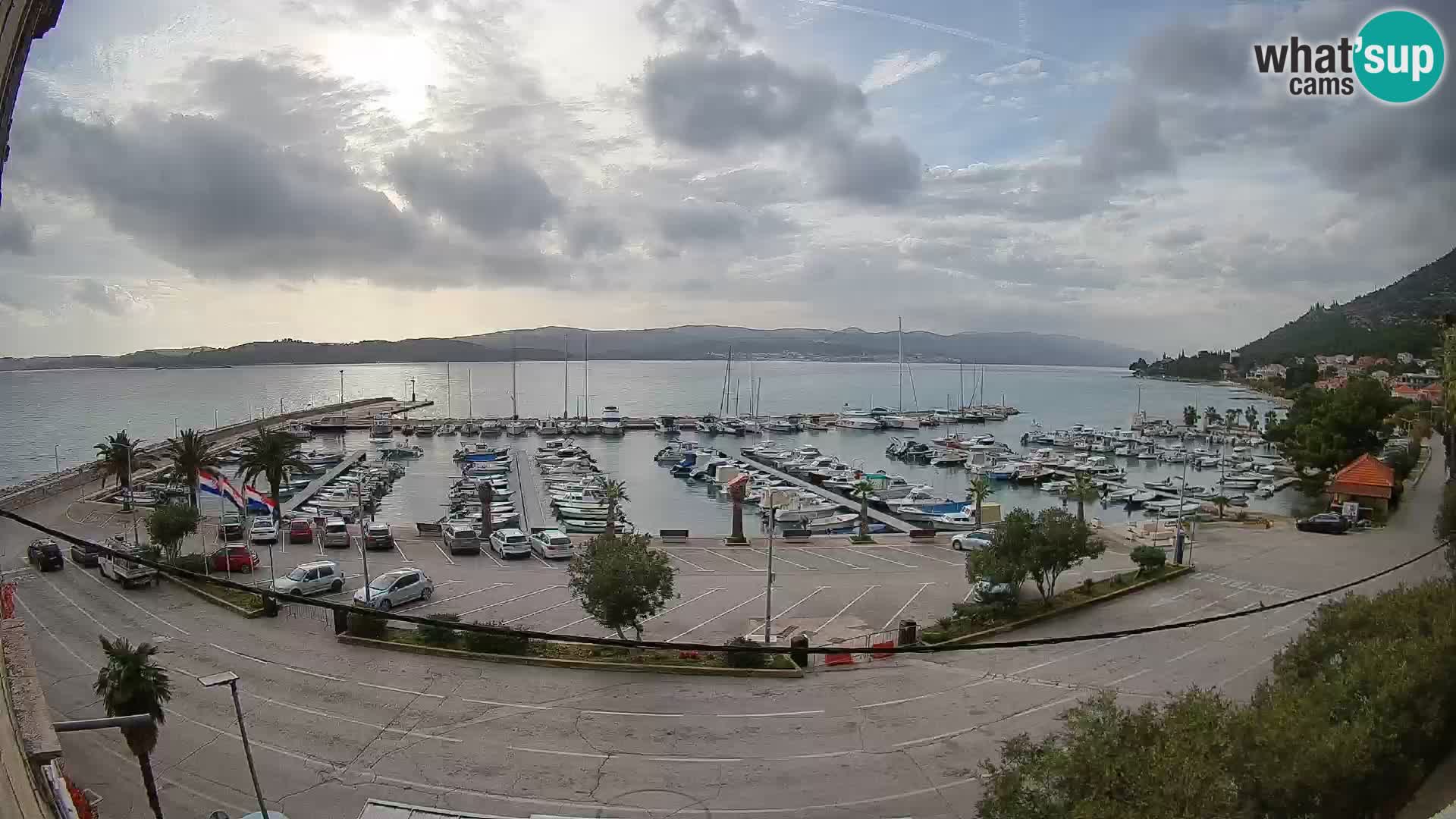 Webcam Orebić Riva – Ferry to Korčula Live