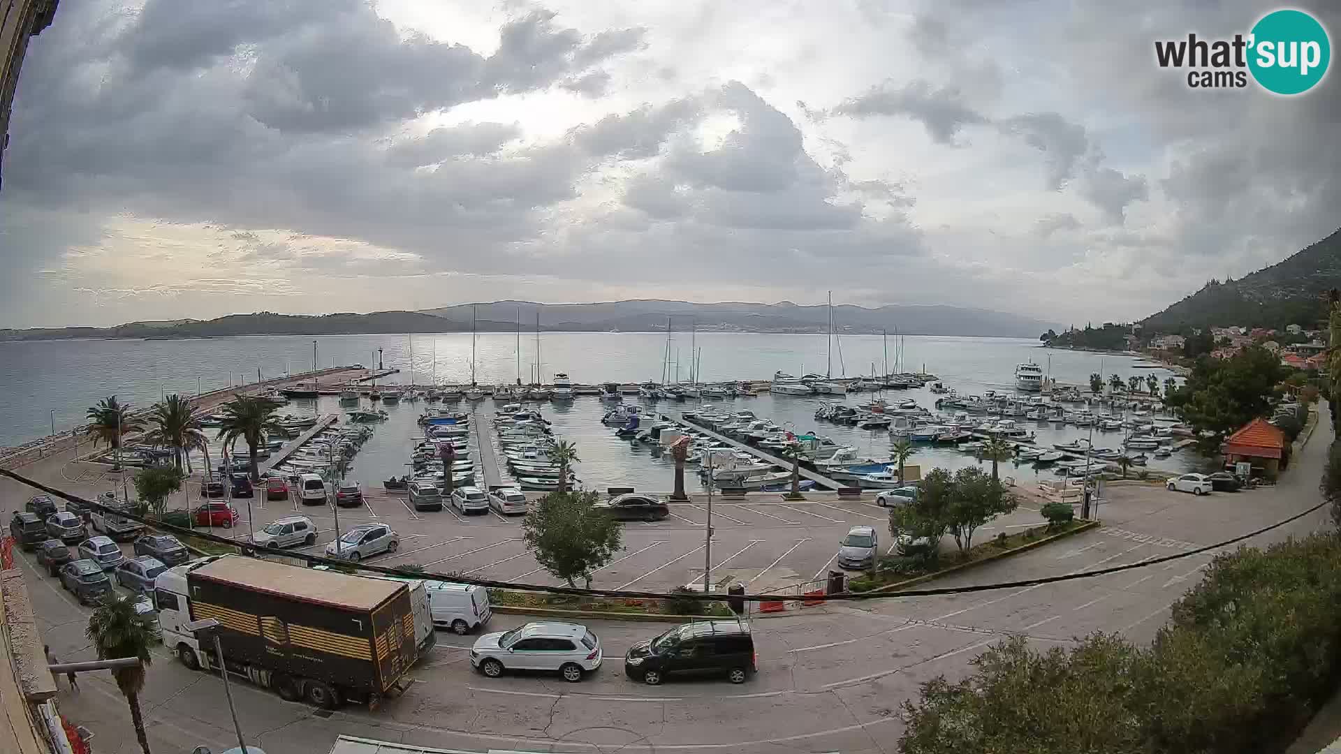 Webcam Orebić Riva – Ferry a Korčula en vivo