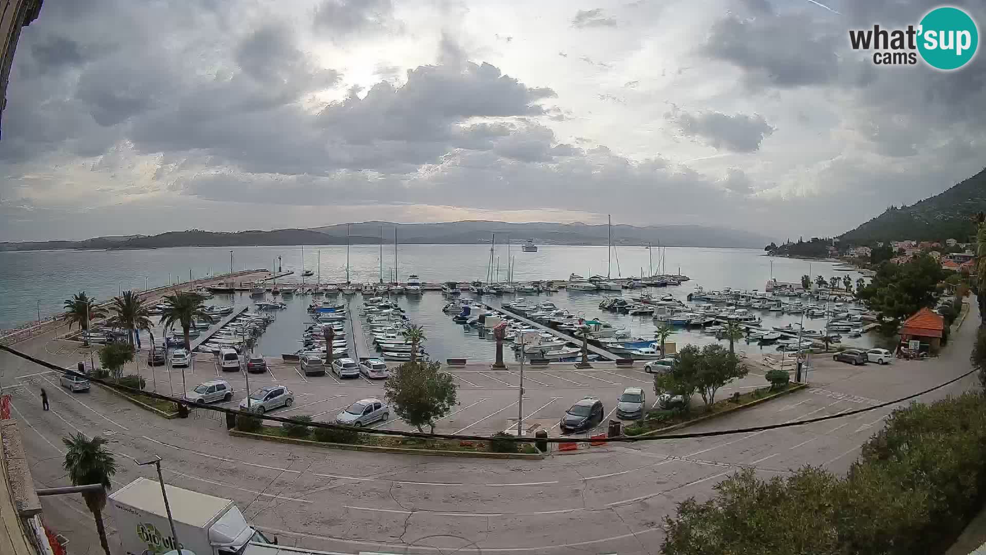 Webcam Orebić Riva – Ferry a Korčula en vivo