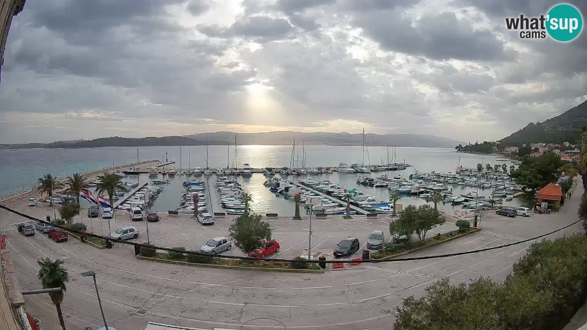 Spletna kamera Orebić Riva – Trajekt za Korčulo v živo