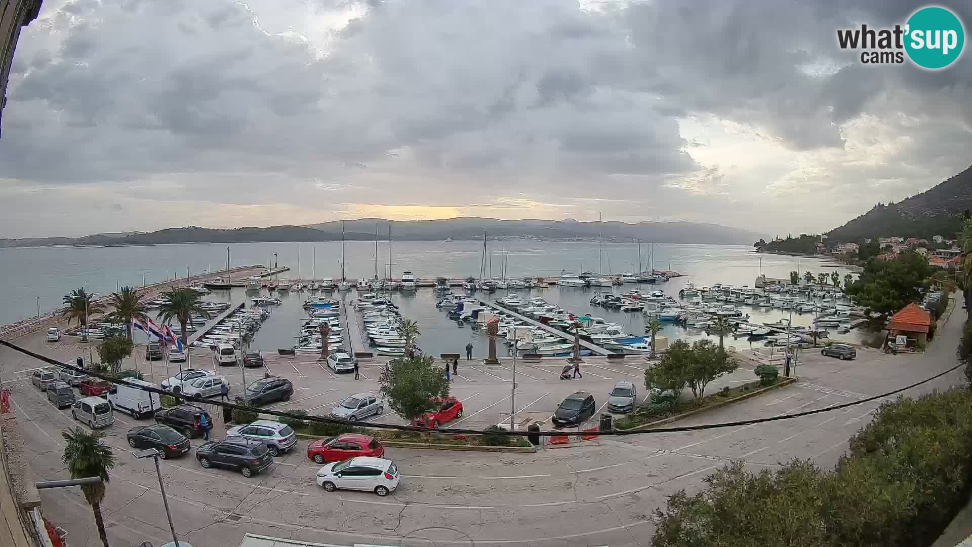 Webcam Orebić Riva – Ferry to Korčula Live