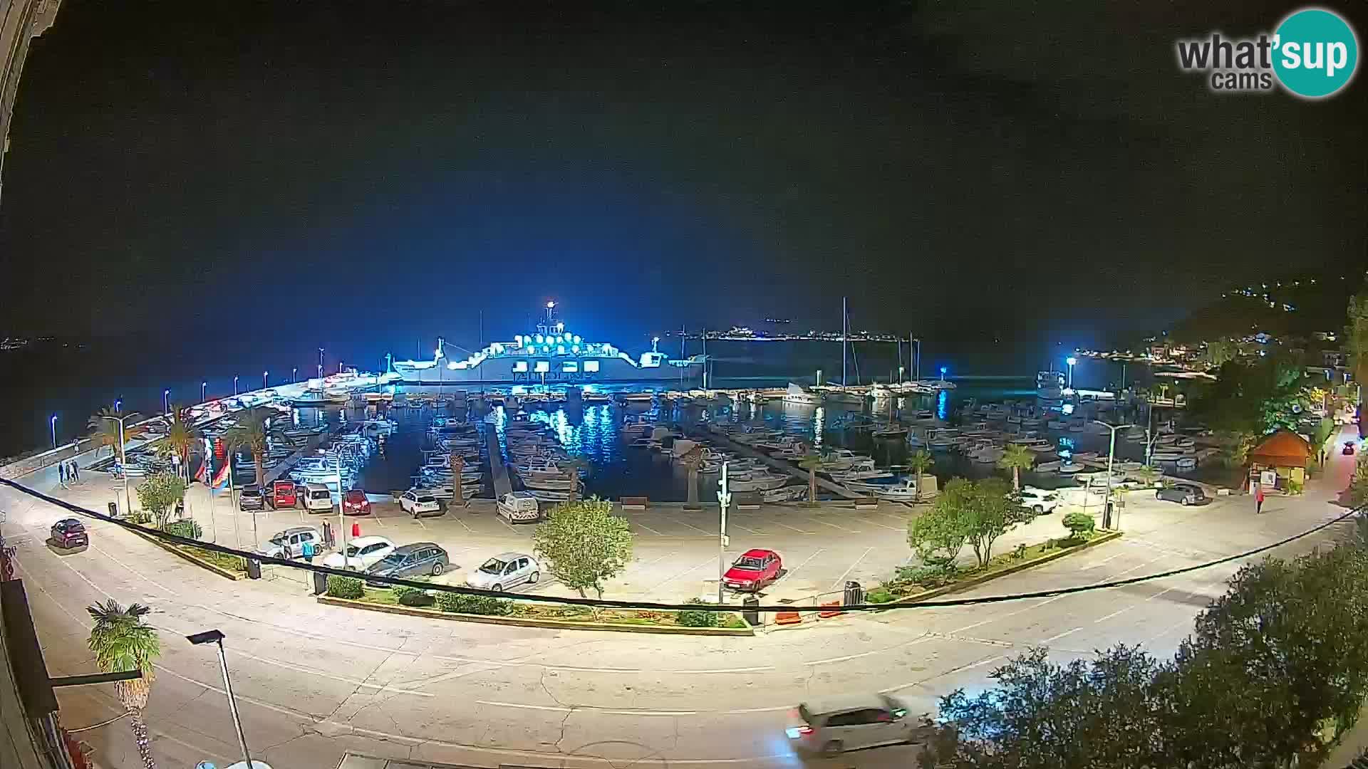 Webcam Orebić Riva – Ferry vers Korčula en direct