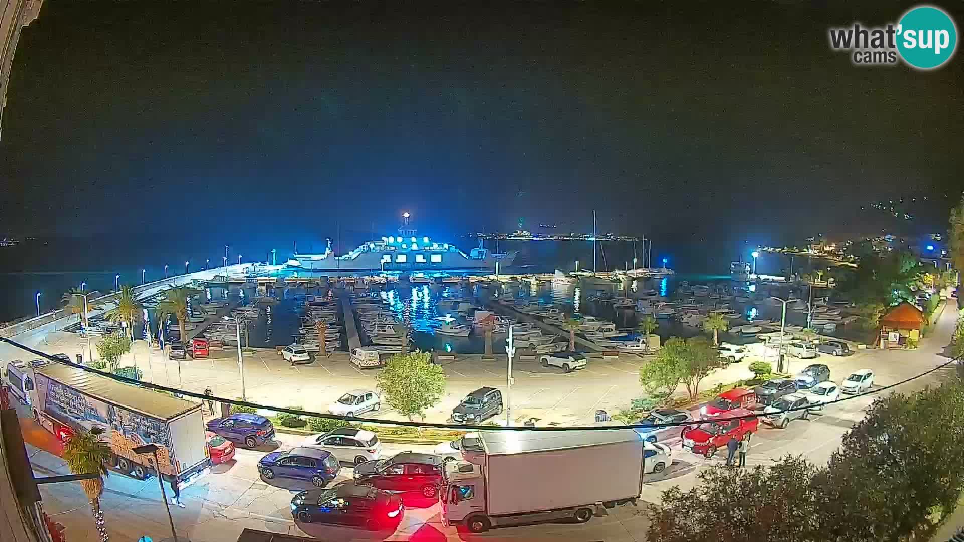 Webcam Orebić Riva – Ferry to Korčula Live