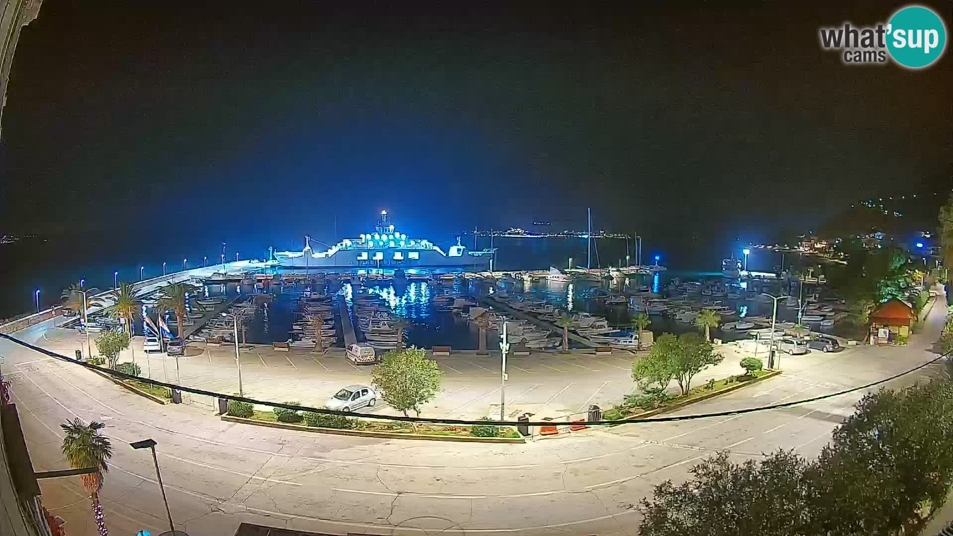 Webcam Orebić Riva – Ferry a Korčula en vivo