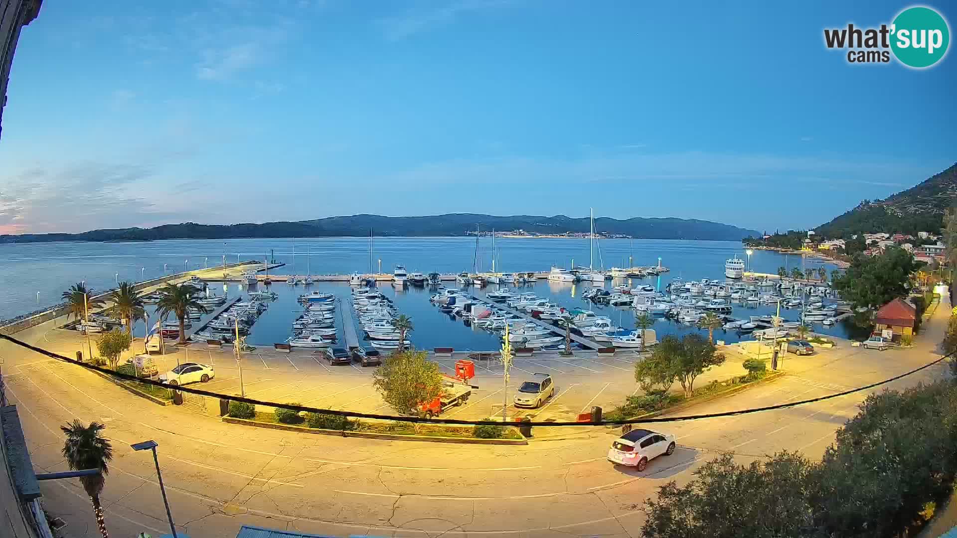 Webcam Orebić Riva – Ferry to Korčula Live