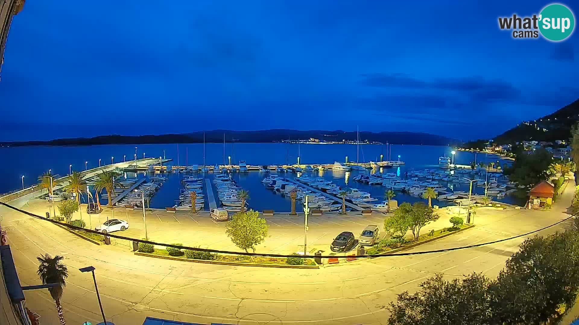 Webcam Orebić Riva – Ferry to Korčula Live