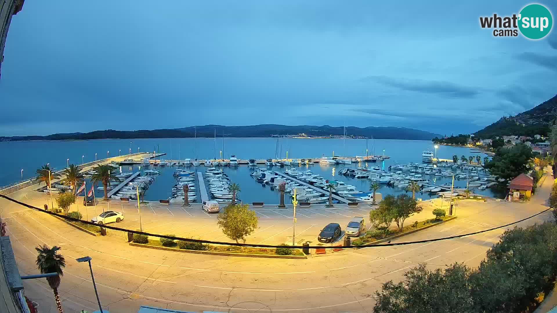 Webcam Orebić Riva – Ferry to Korčula Live