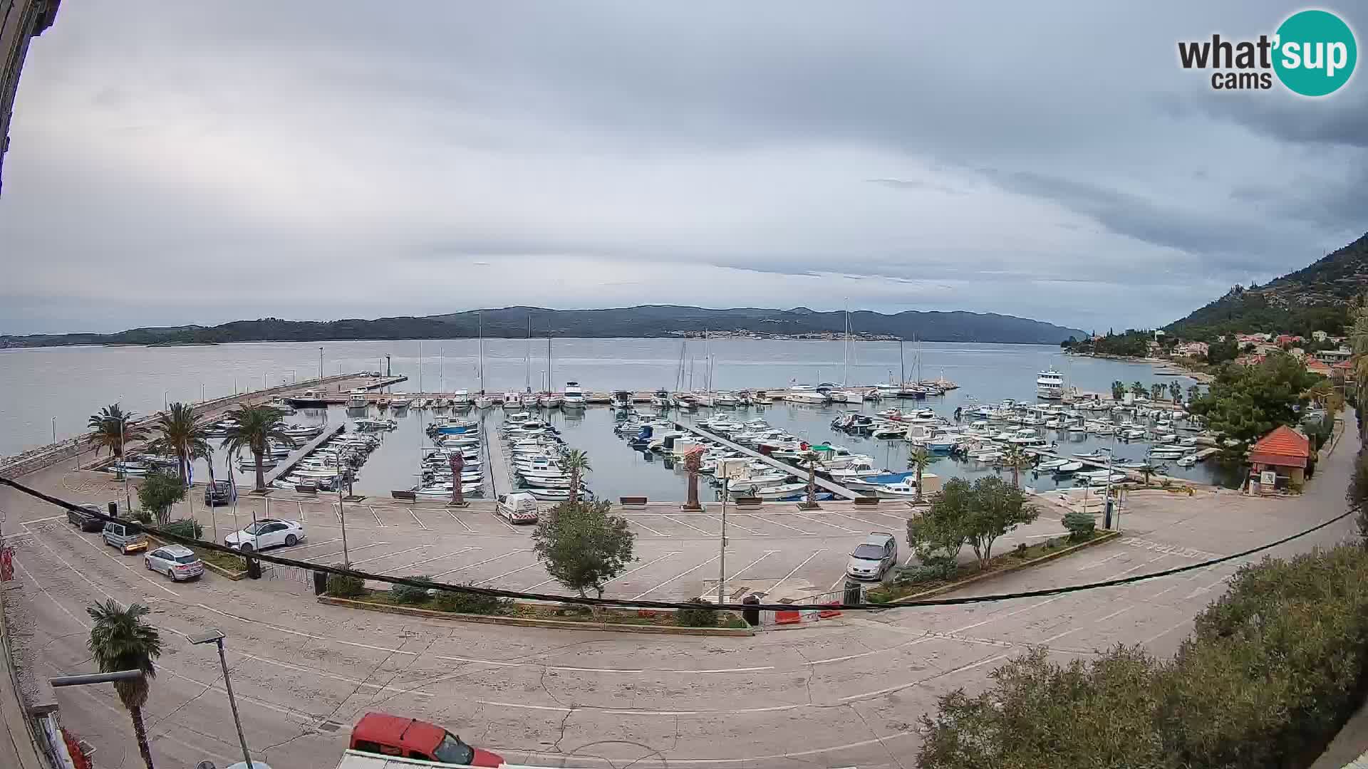 Webcam Orebić Riva – Ferry vers Korčula en direct