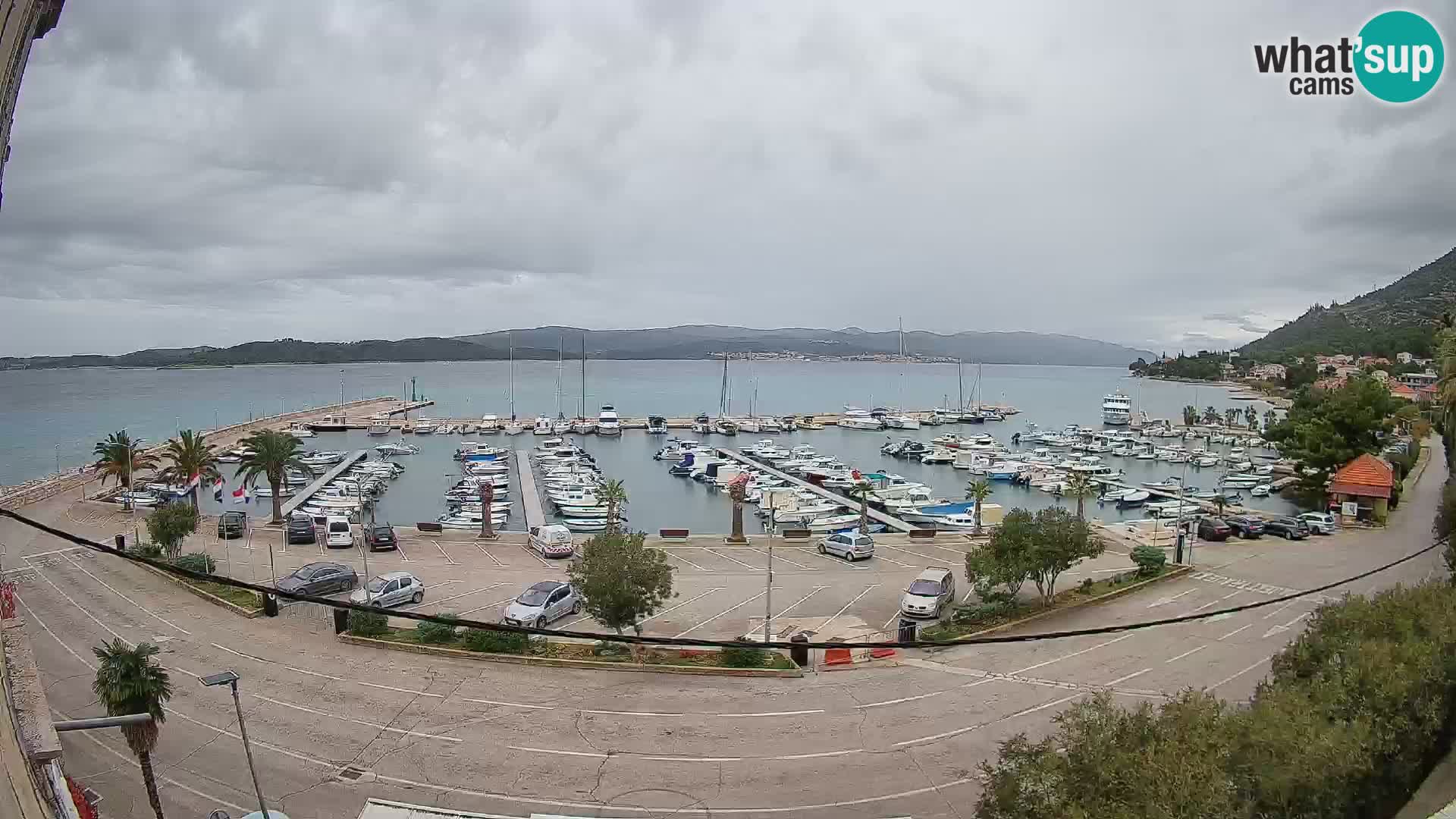 Webcam Orebić Riva – Ferry vers Korčula en direct