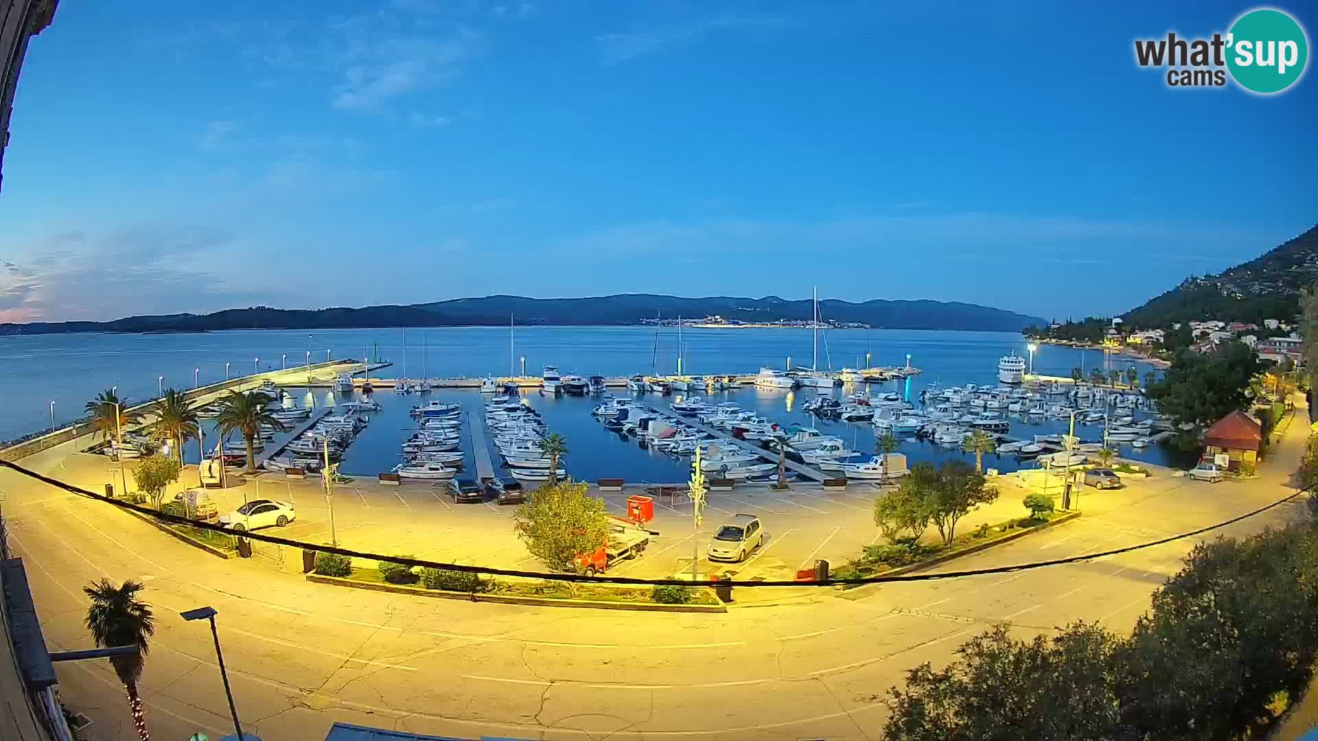 Webcam Orebić Riva – Ferry vers Korčula en direct