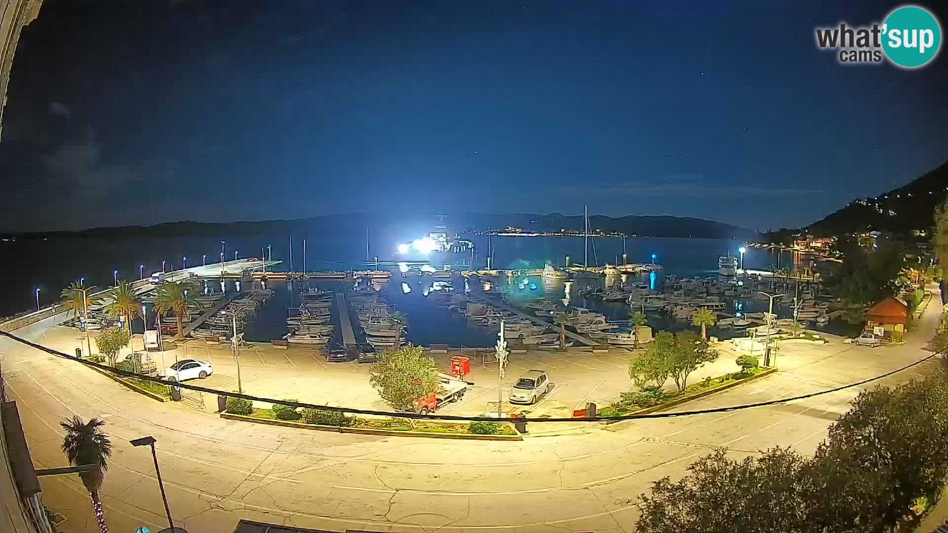 Webcam Orebić Riva – Ferry to Korčula Live