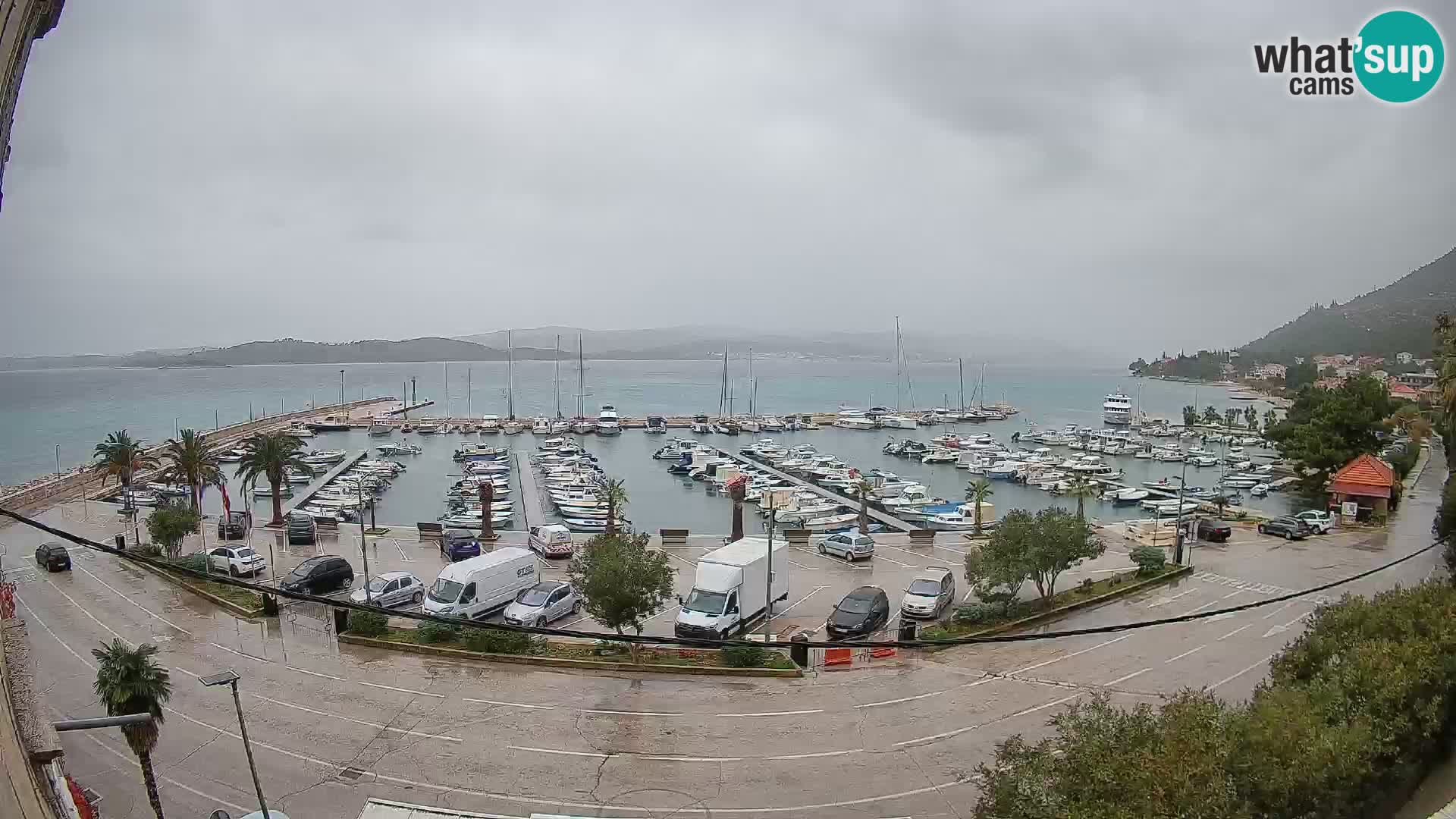 Web kamera Orebić Riva – Trajekt za Korčulu uživo