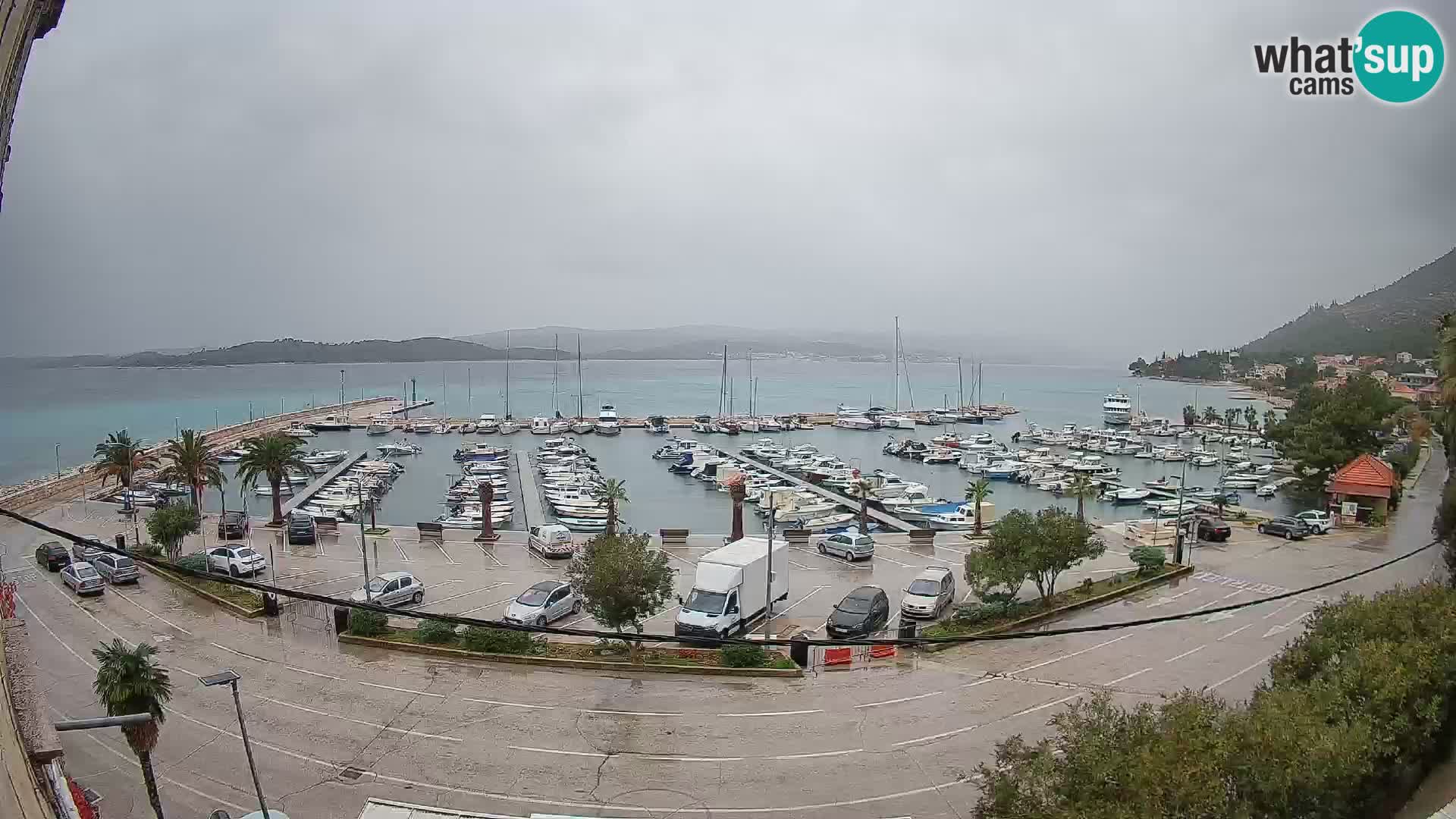 Webcam Orebić Riva – Ferry vers Korčula en direct