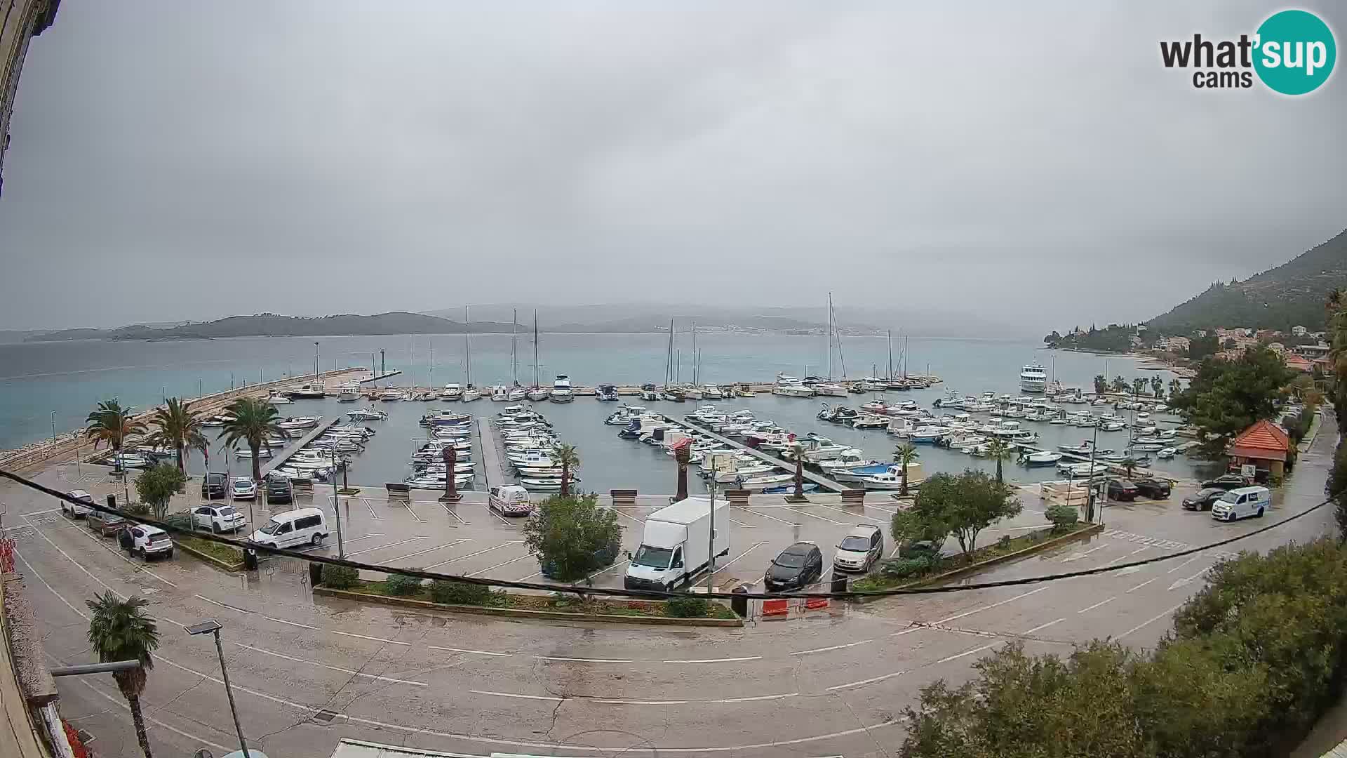 Webcam Orebić Riva – Ferry to Korčula Live