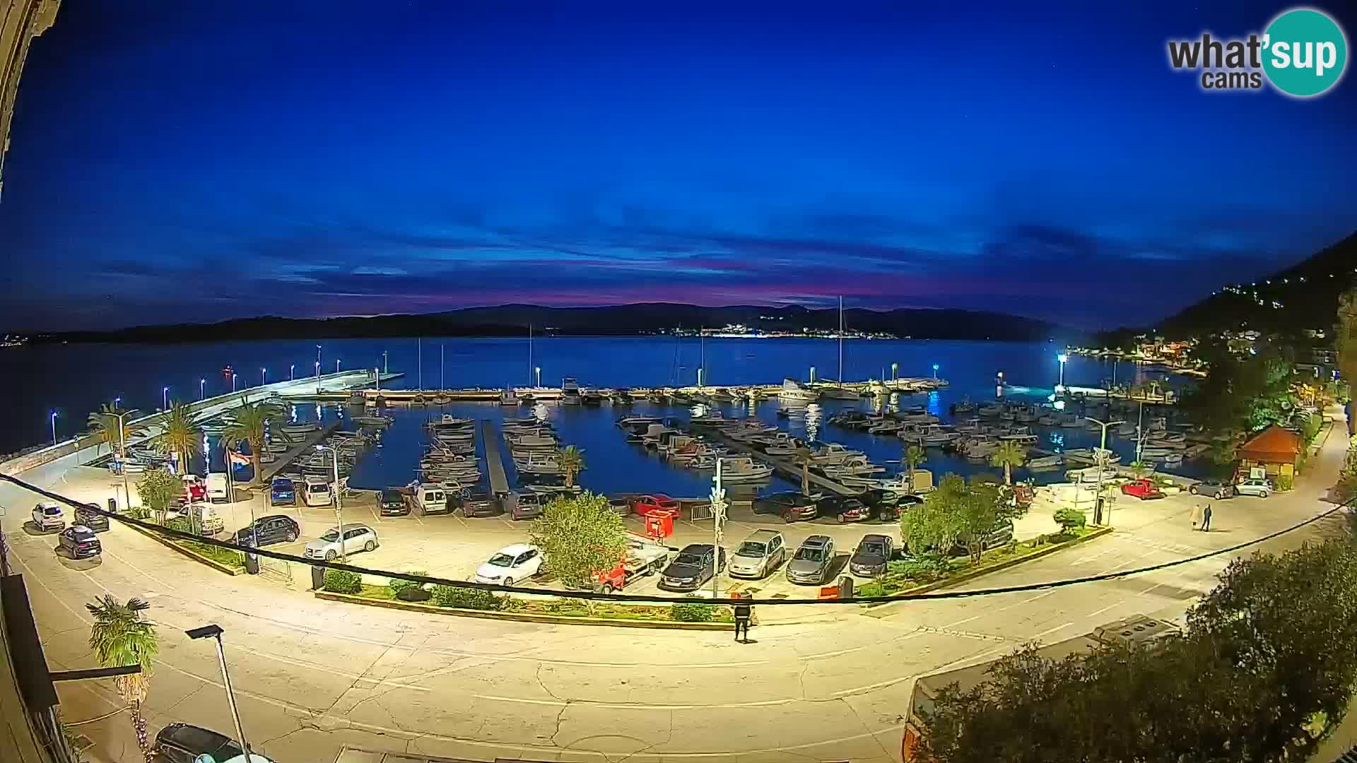Webcam Orebić Riva – Ferry to Korčula Live