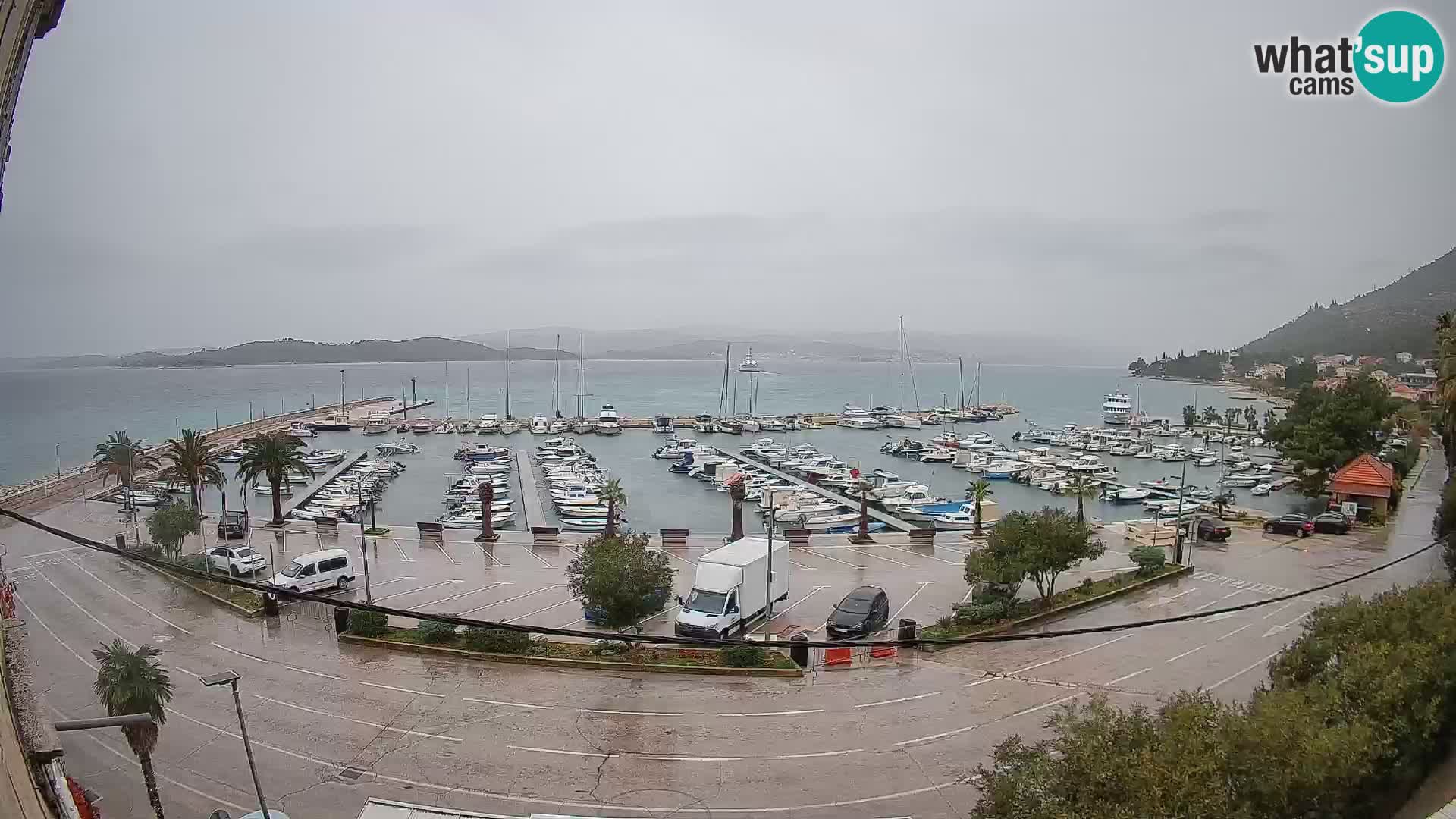 Webcam Orebić Uferpromenade – Fähre nach Korčula Live
