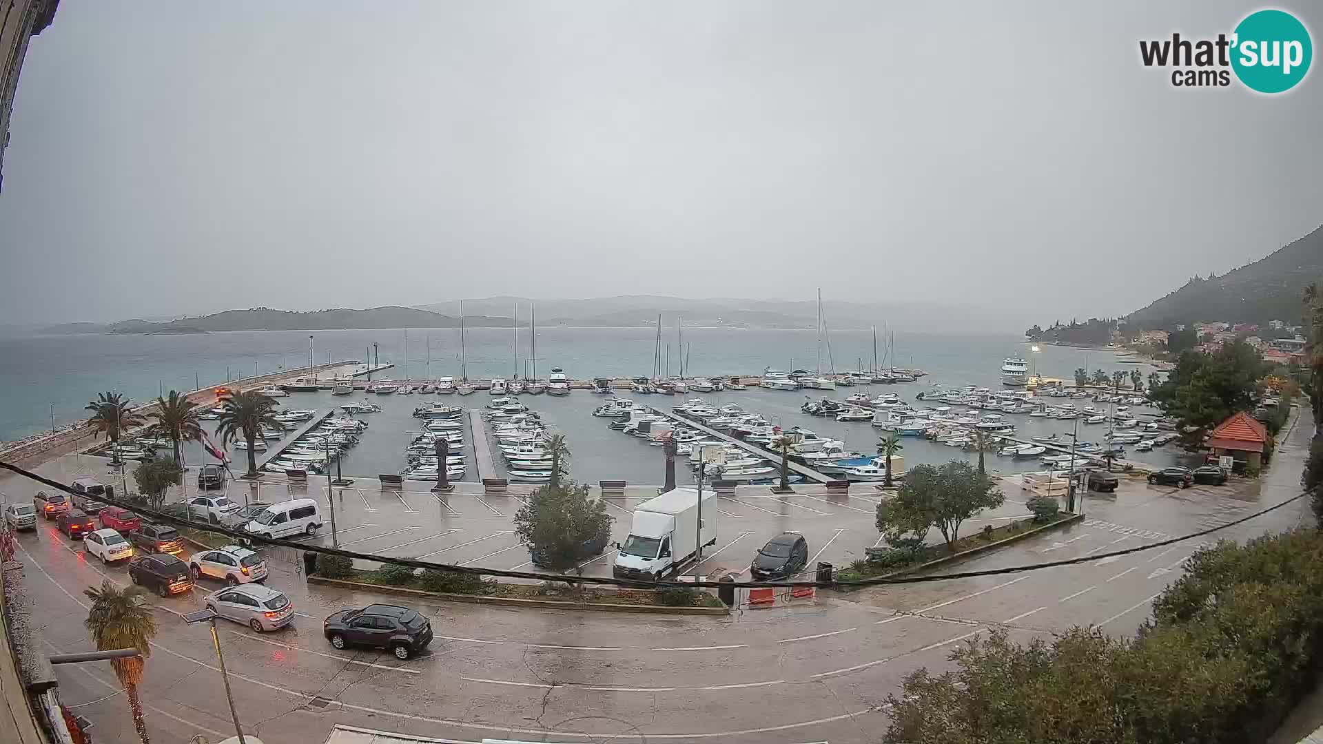 Webcam Orebić Riva – Ferry vers Korčula en direct