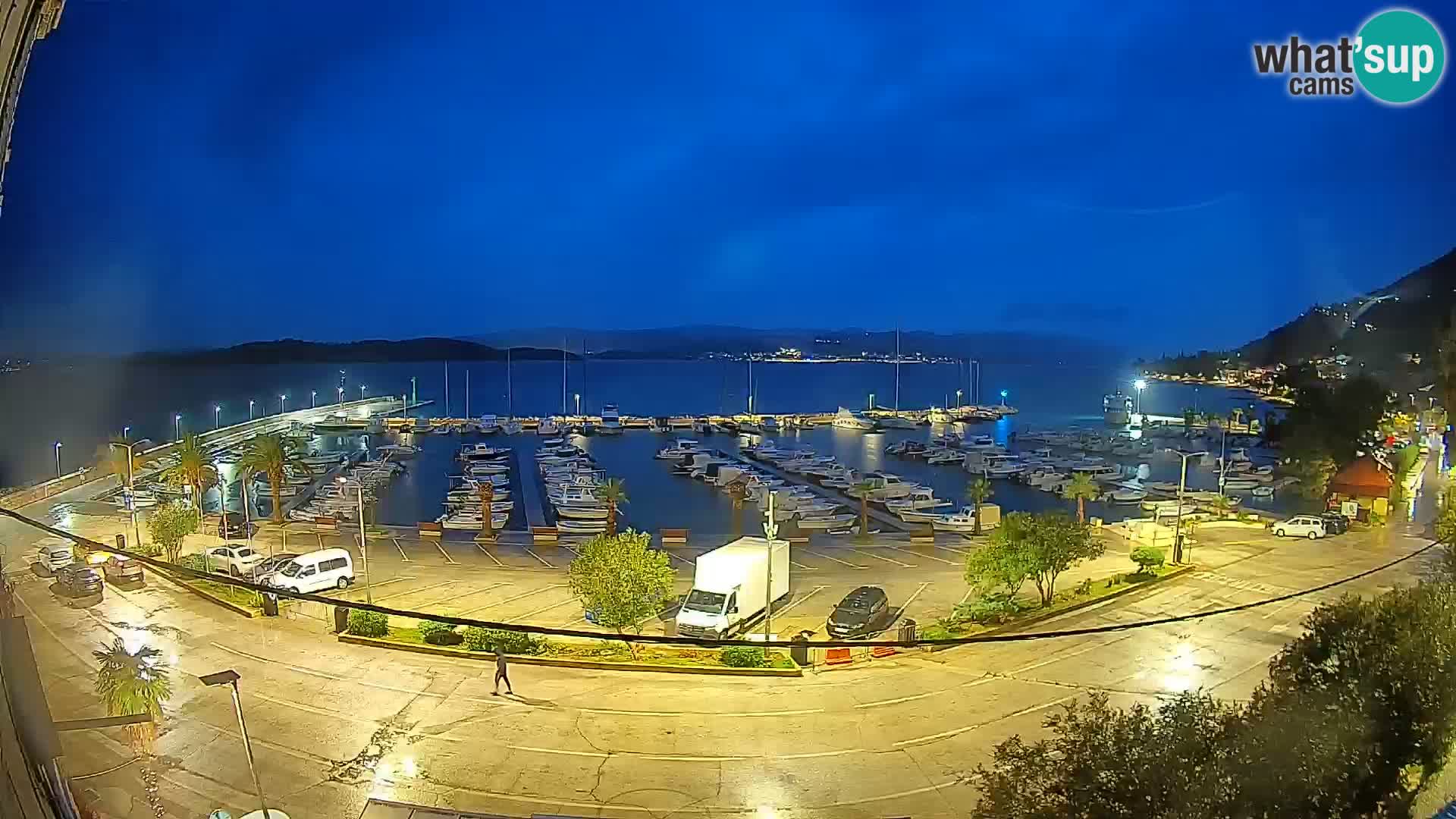 Webcam Orebić Riva – Ferry to Korčula Live