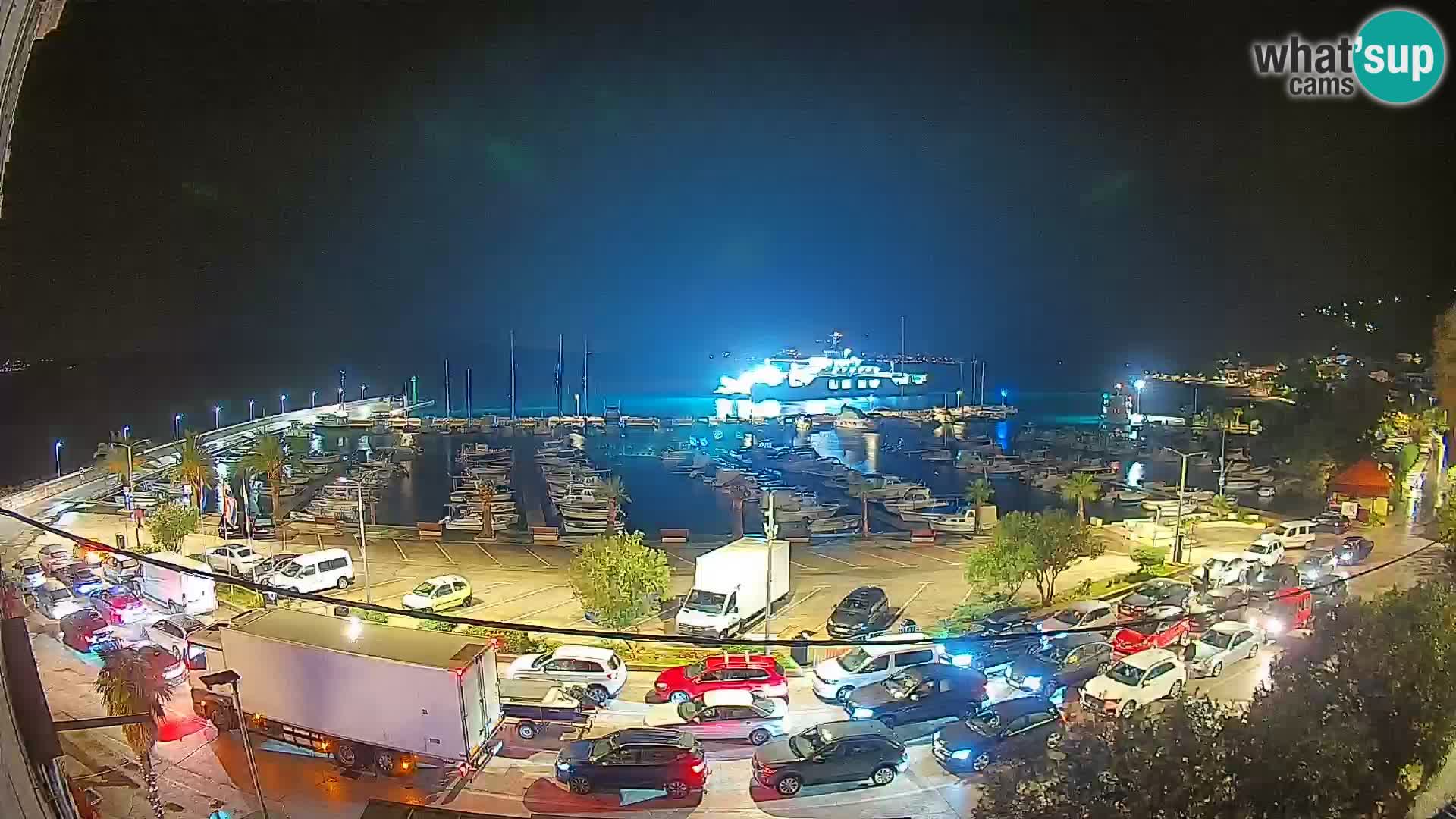 Webcam Orebić Riva – Ferry a Korčula en vivo
